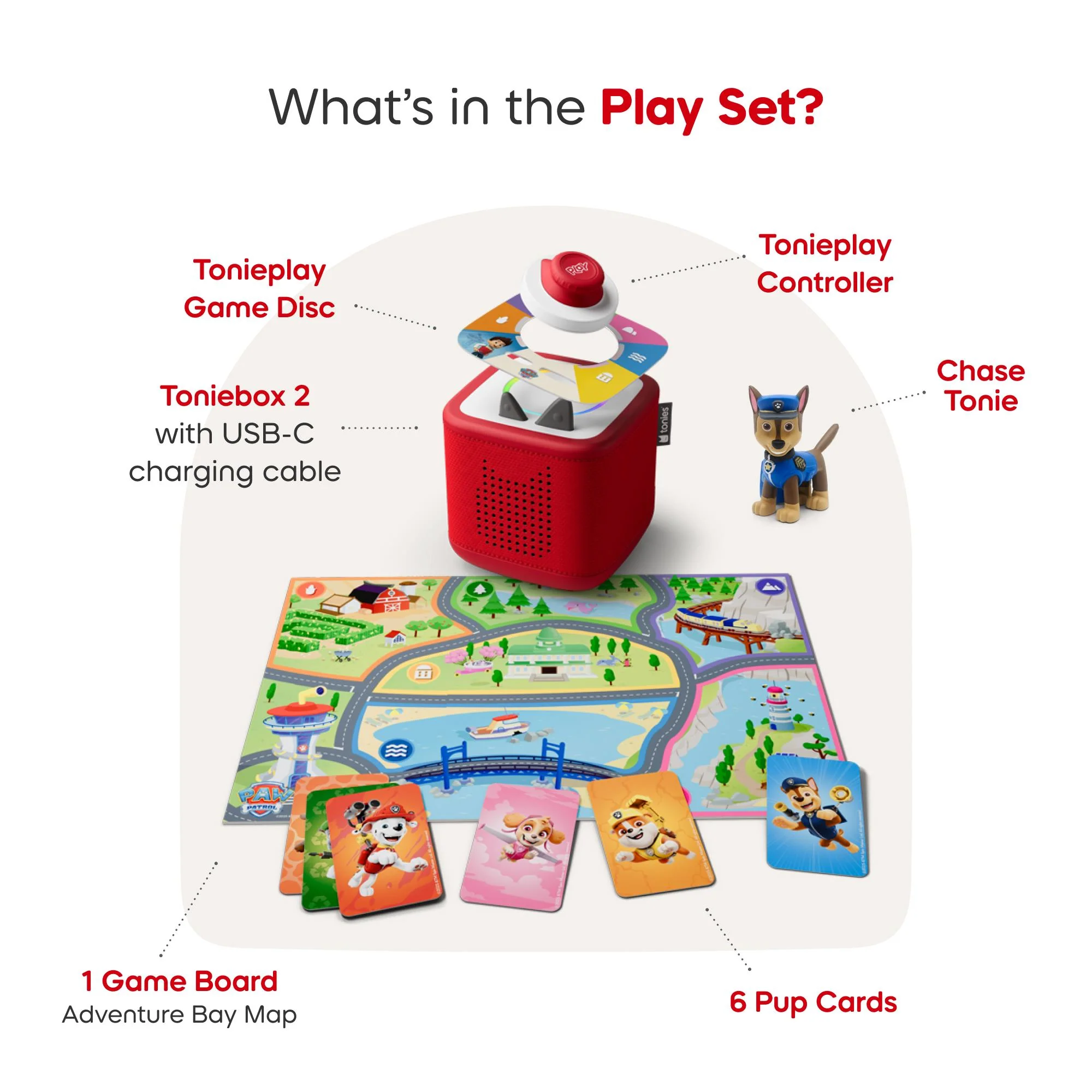 tonies Toniebox 2 PAW Patrol Full Play Set (Sky Blue) - Image 3