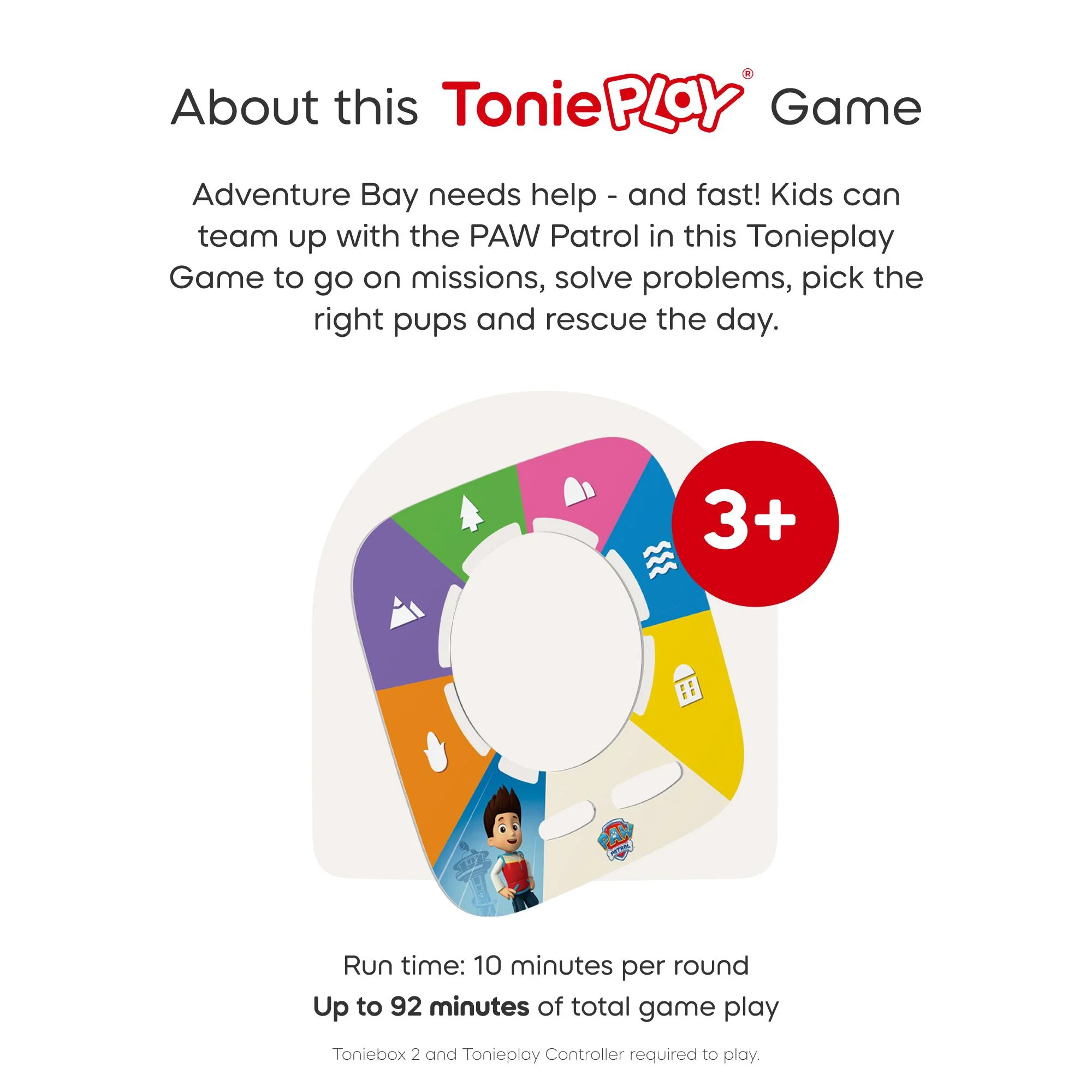 tonies Toniebox 2 PAW Patrol Full Play Set (Sunset Red) - Image 6