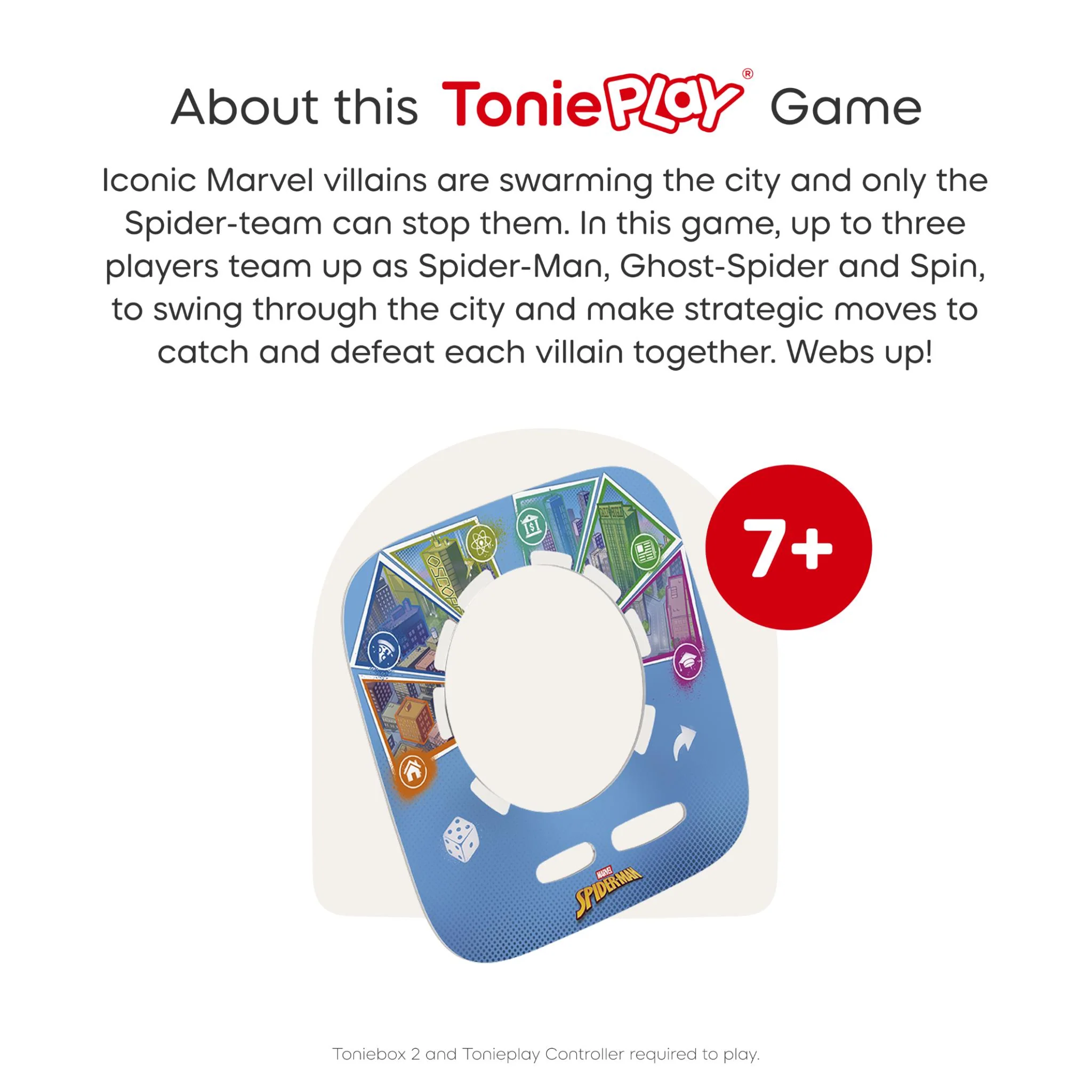 tonies Tonieplay Game (Marvel: Spiderman - Neighbourhood Heroes) - Image 5