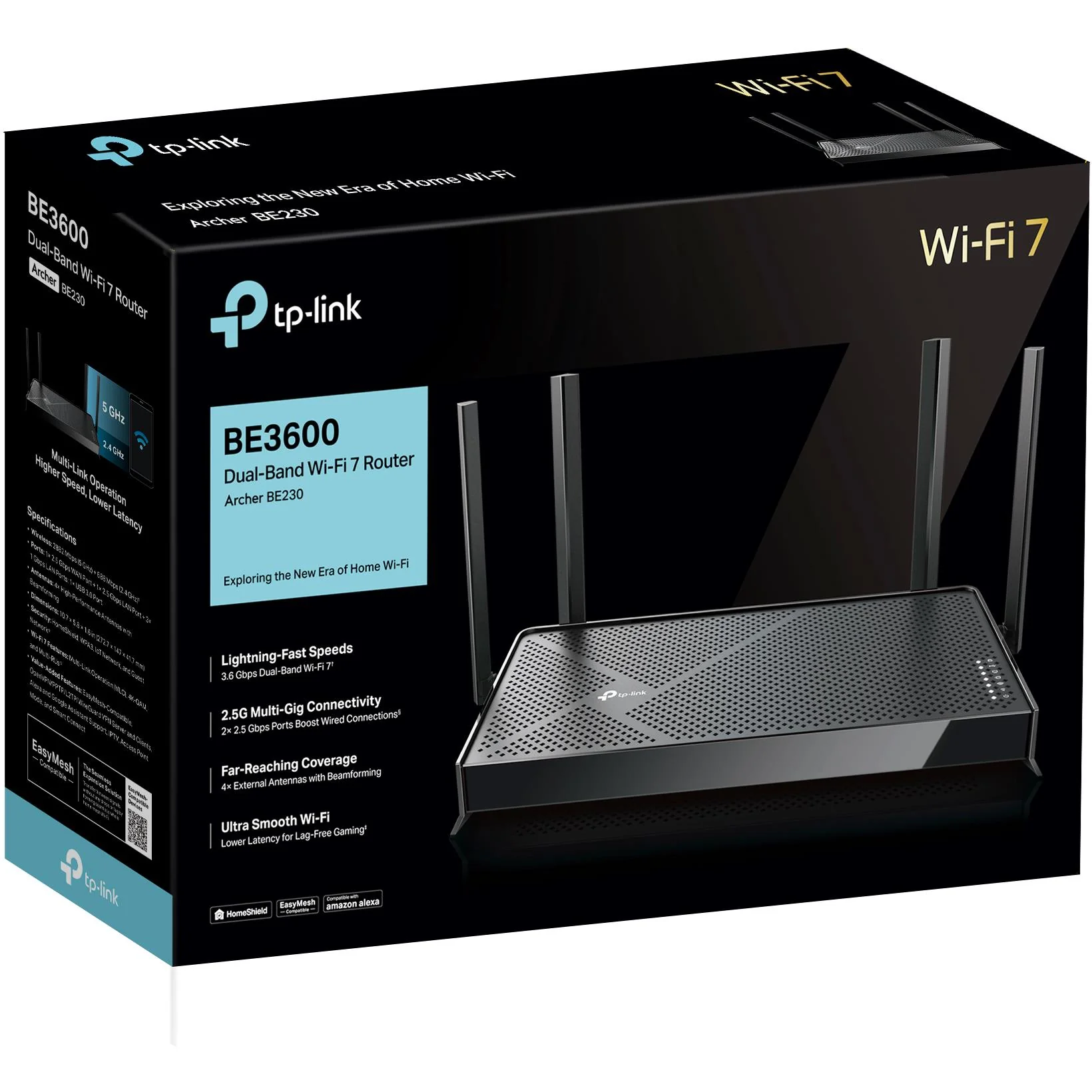 TP-Link Archer BE230 BE3600 Dual-Band Wi-Fi 7 Router - Image 8
