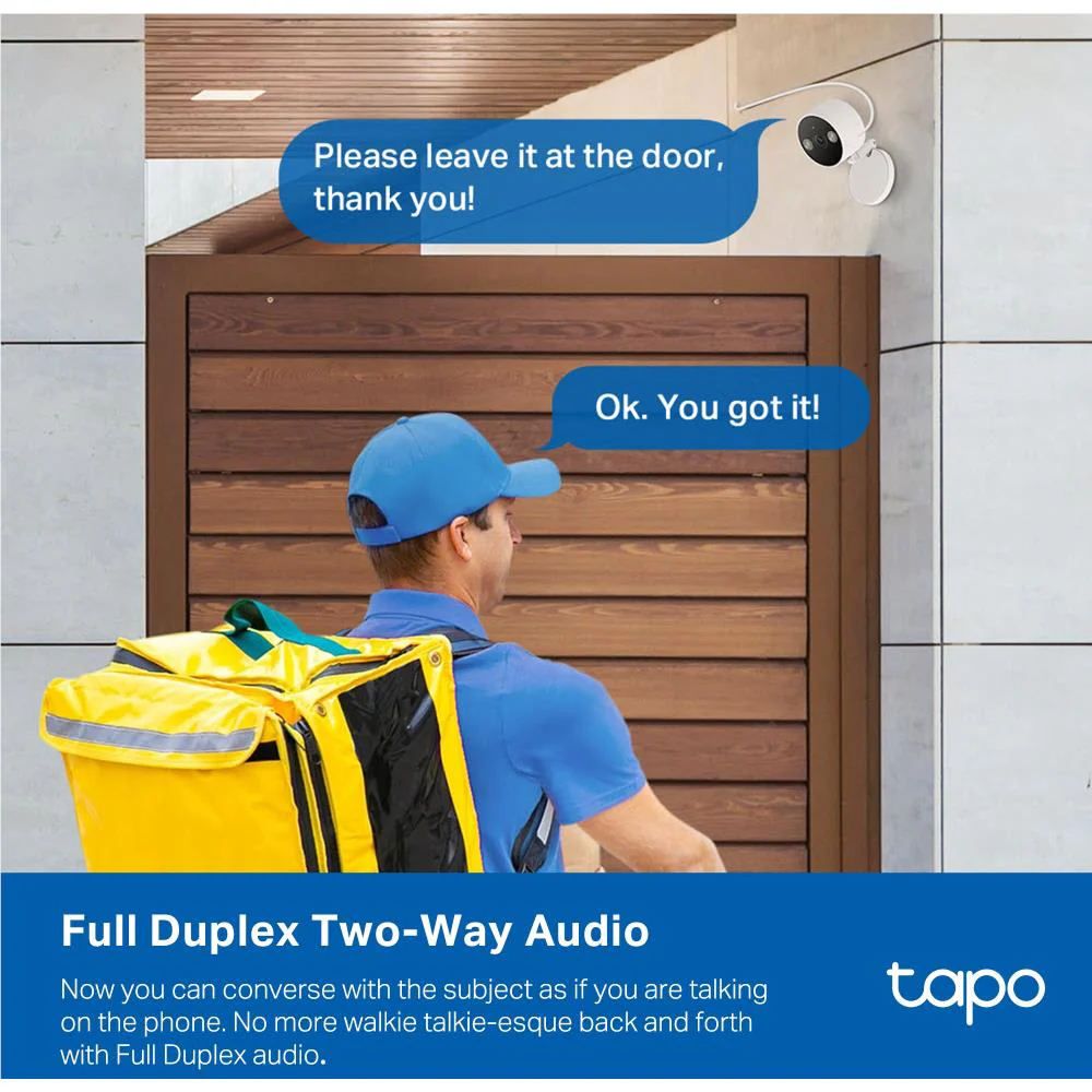 TP-Link Tapo C120 2K Indoor/Outdoor Wi-Fi Home Security Camera - Image 8