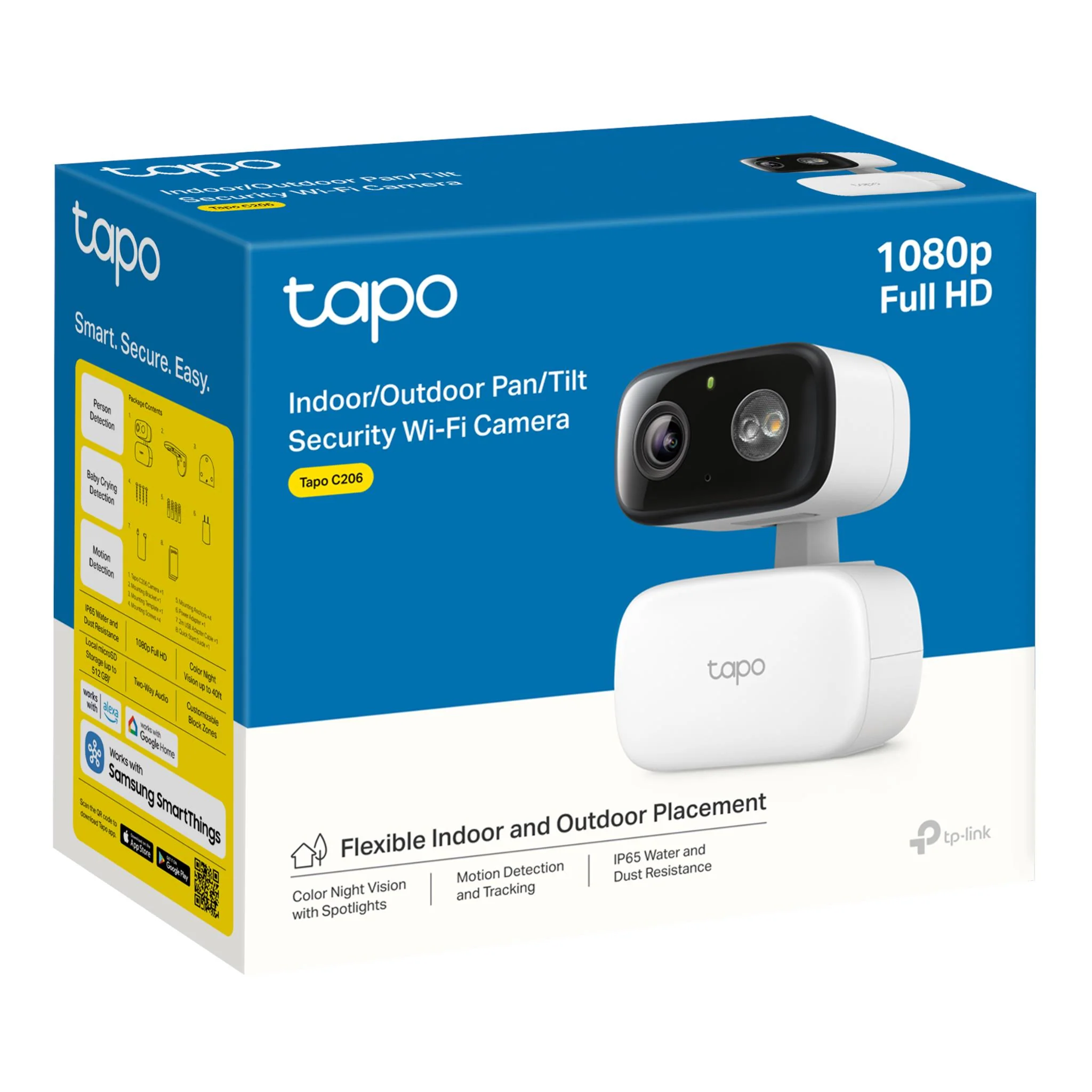 TP-Link Tapo C206 Indoor/Outdoor Pan & Tilt Cam - Image 6