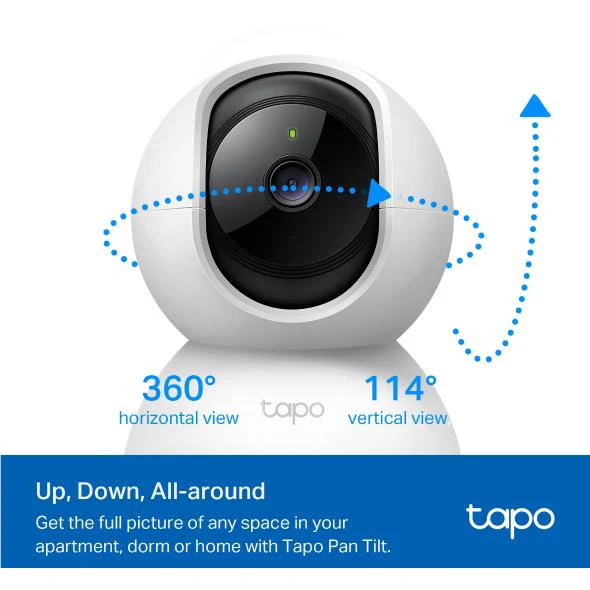 TP-Link Tapo C210 Indoor Pan & Tilt Wi-Fi Security Camera (2-Pack) - Image 4