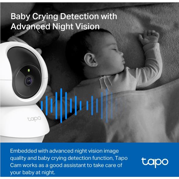 TP-Link Tapo C210 Indoor Pan & Tilt Wi-Fi Security Camera (2-Pack) - Image 5