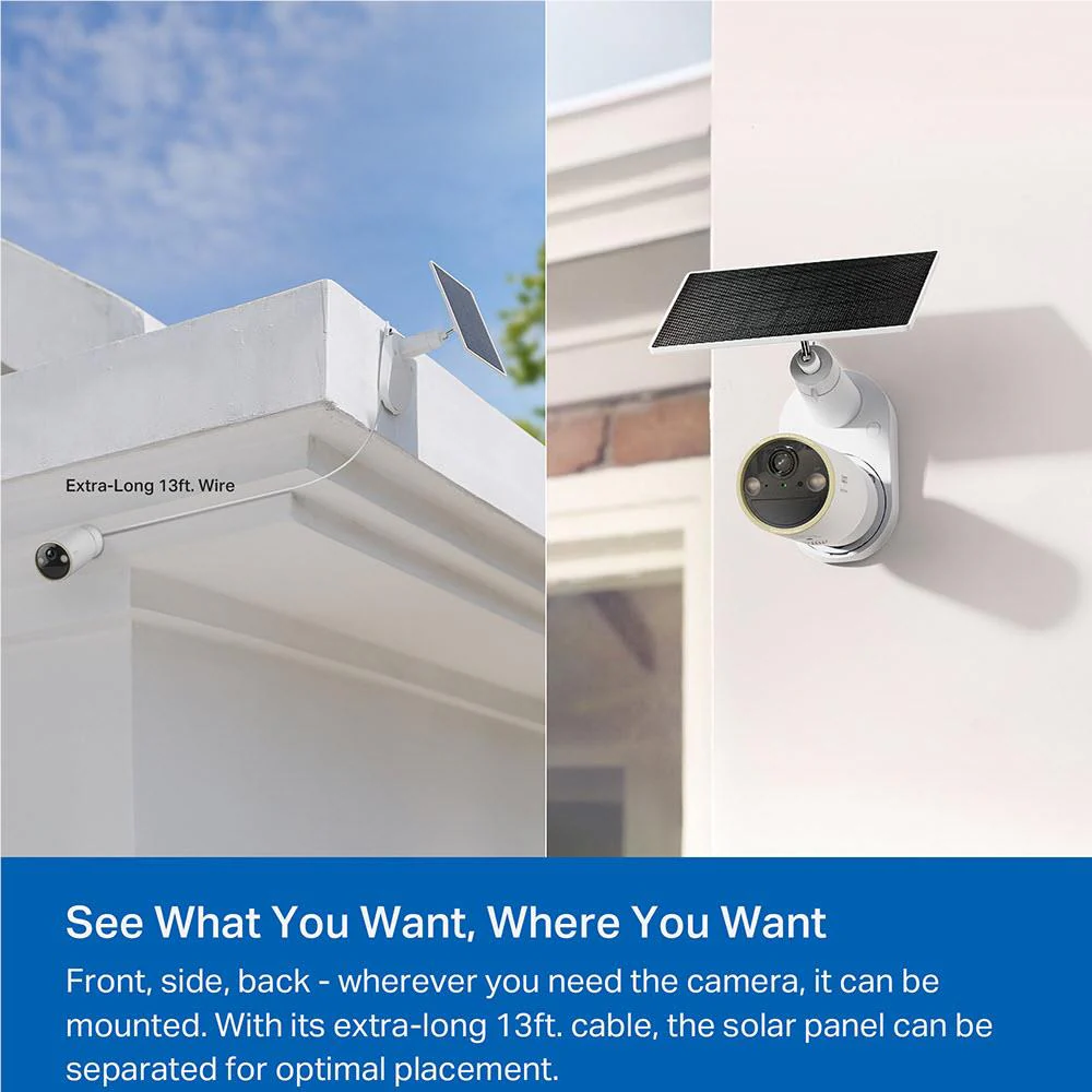 TP-Link Tapo C460 4K Solar-Powered Security Camera Kit - Image 6