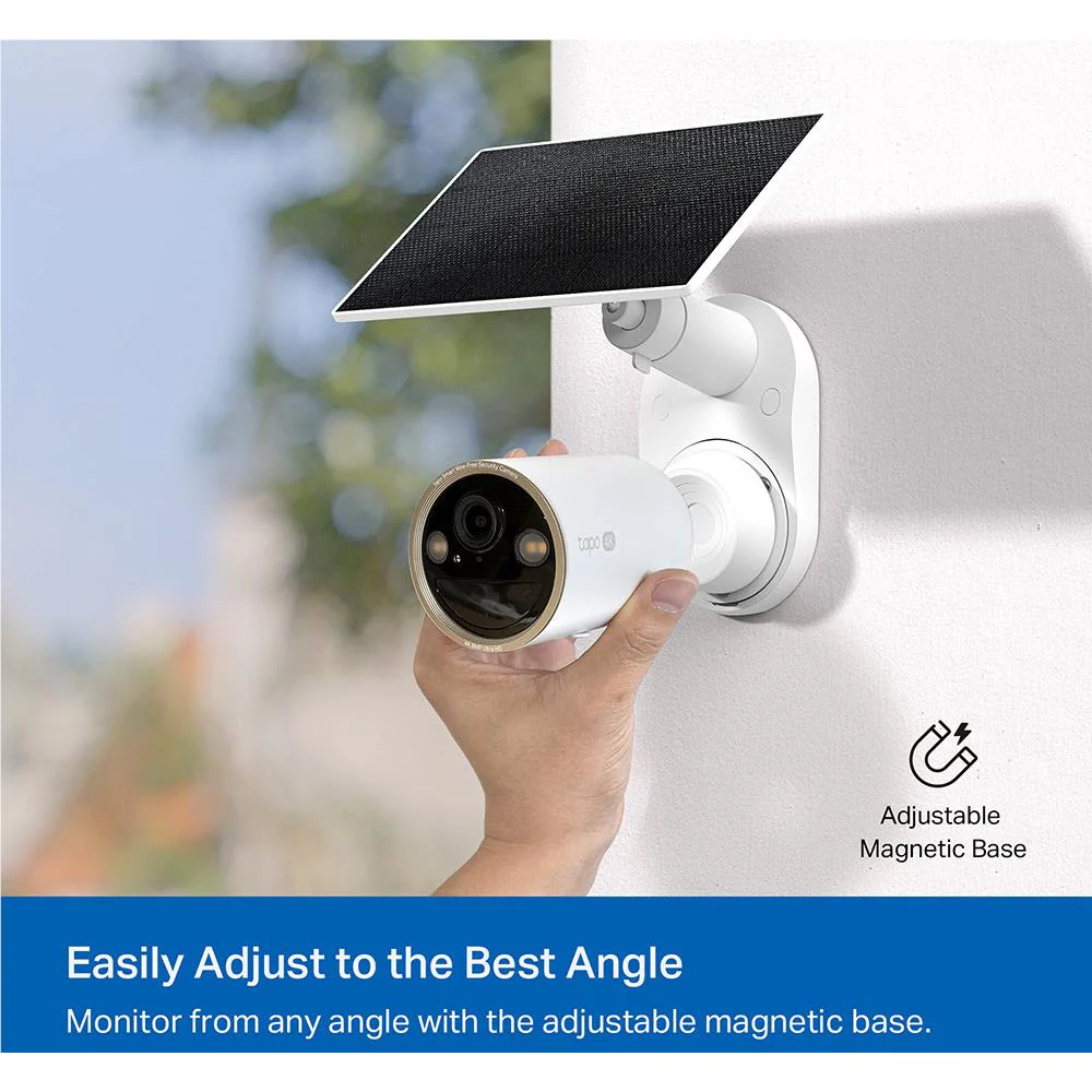 TP-Link Tapo C460 4K Solar-Powered Security Camera Kit - Image 7
