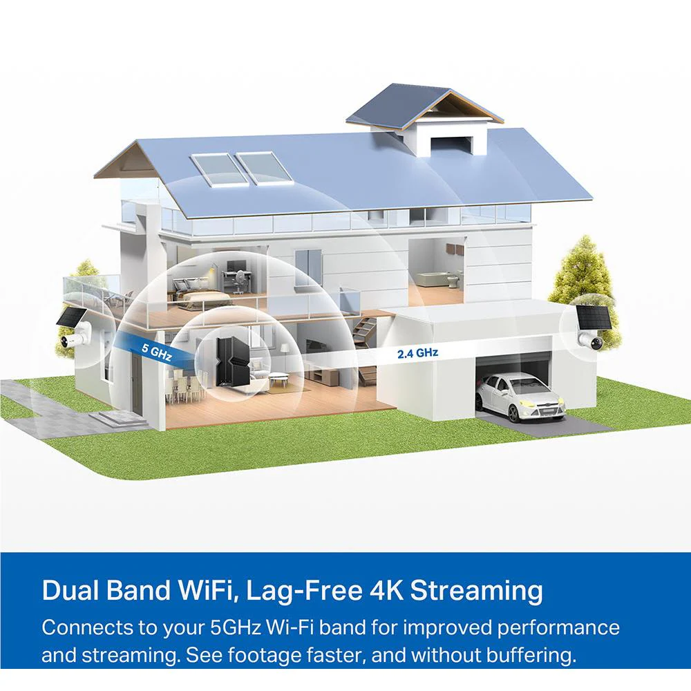 TP-Link Tapo C460 4K Solar-Powered Security Camera Kit - Image 8