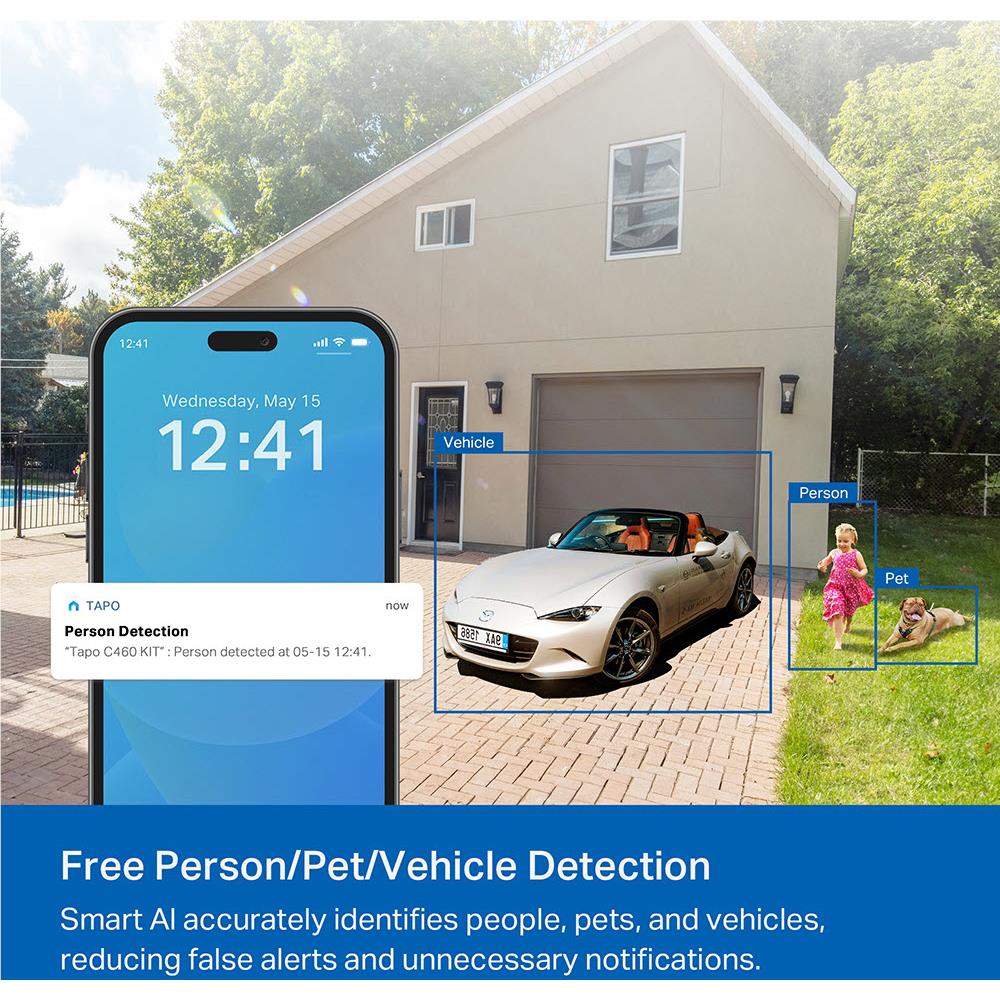 TP-Link Tapo C460 4K Solar-Powered Security Camera Kit - Image 9