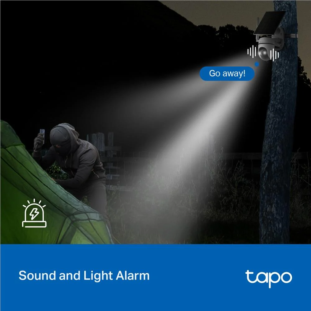 TP-Link Tapo C615G Solar-Powered Pan/Tilt 4G LTE Security Camera Kit - Image 11