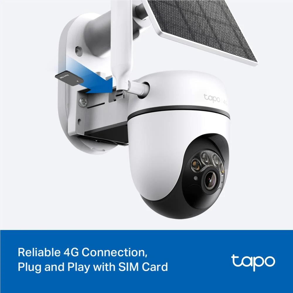 TP-Link Tapo C615G Solar-Powered Pan/Tilt 4G LTE Security Camera Kit - Image 5