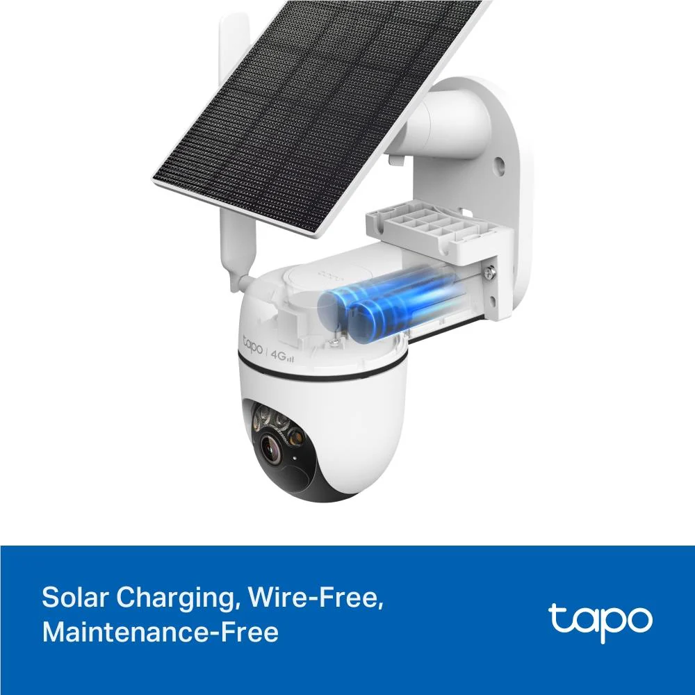 TP-Link Tapo C615G Solar-Powered Pan/Tilt 4G LTE Security Camera Kit - Image 7