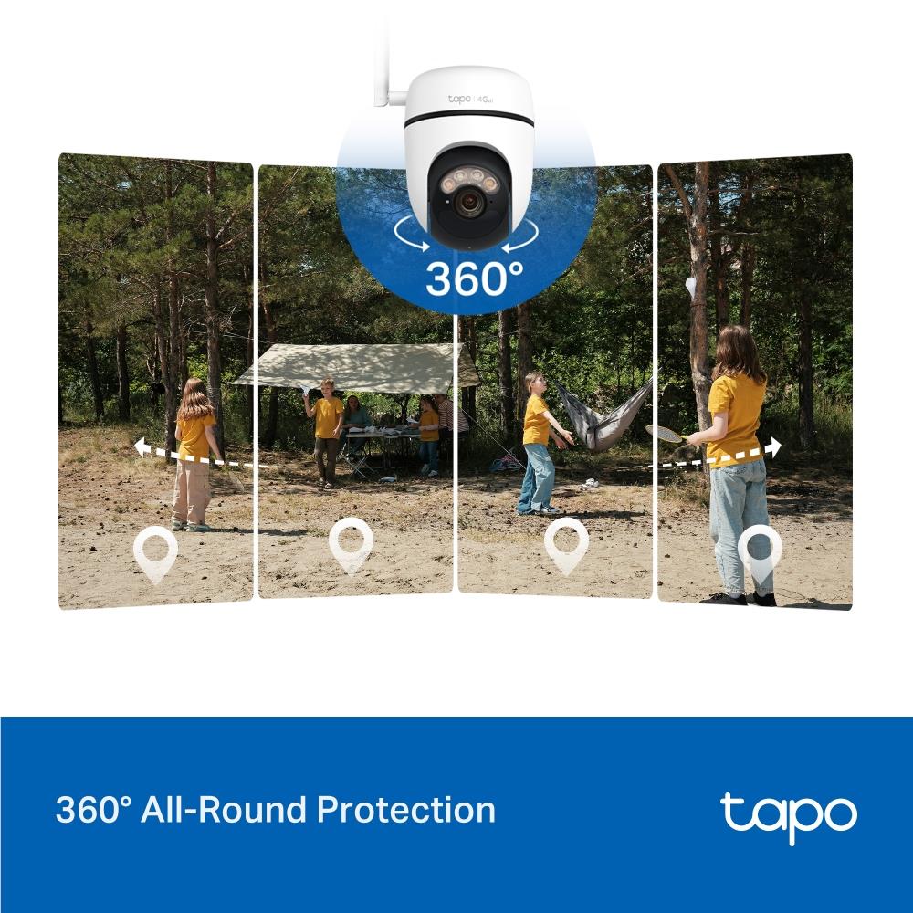 TP-Link Tapo C615G Solar-Powered Pan/Tilt 4G LTE Security Camera Kit - Image 9