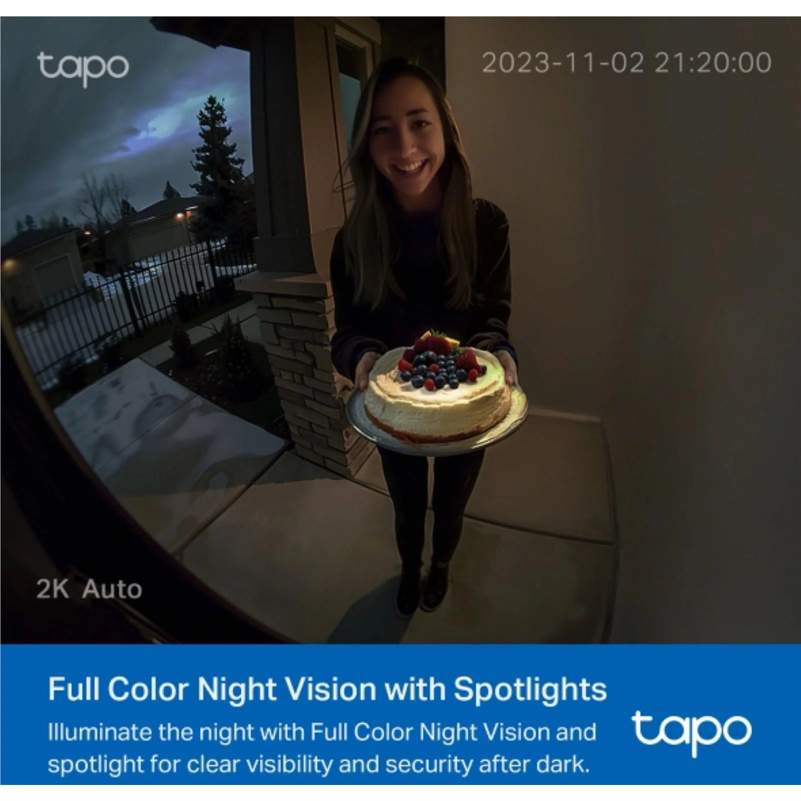 TP-Link Tapo D210 3MP Smart Video Doorbell - Image 3