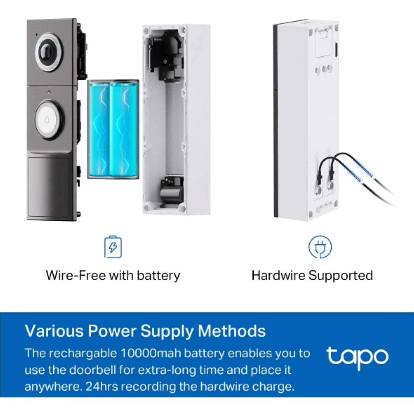 TP-Link Tapo D235 2K 5MP Smart Video Doorbell - Image 2