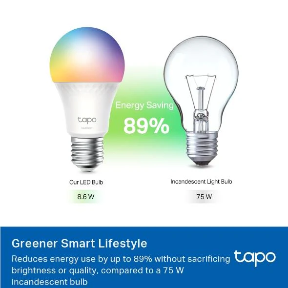 TP-Link Tapo L535E E27 Multicolour Bulb [Matter Compatible] - Image 8