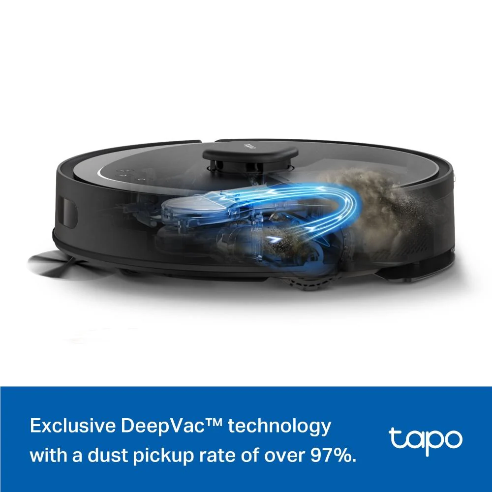 TP-Link Tapo RV30 Max Plus Hyper Suction Robot Vacuum & Mop + Smart Auto-Empty Dock - Image 5