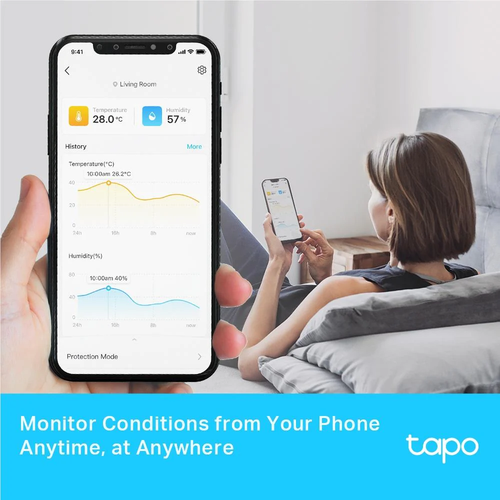 TP-Link Tapo Smart Desktop Temperature & Humidity Monitor - Image 3
