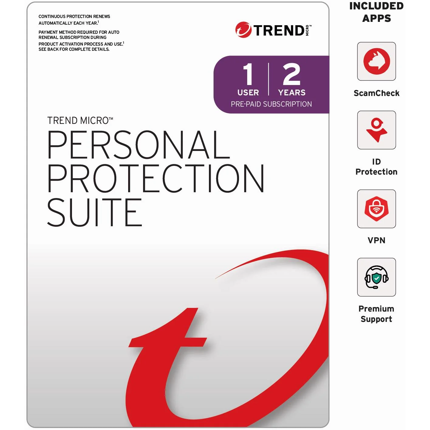 Trend Micro Personal Protection Suite (1 User, 2 Year) [Digital Download] - Image 2