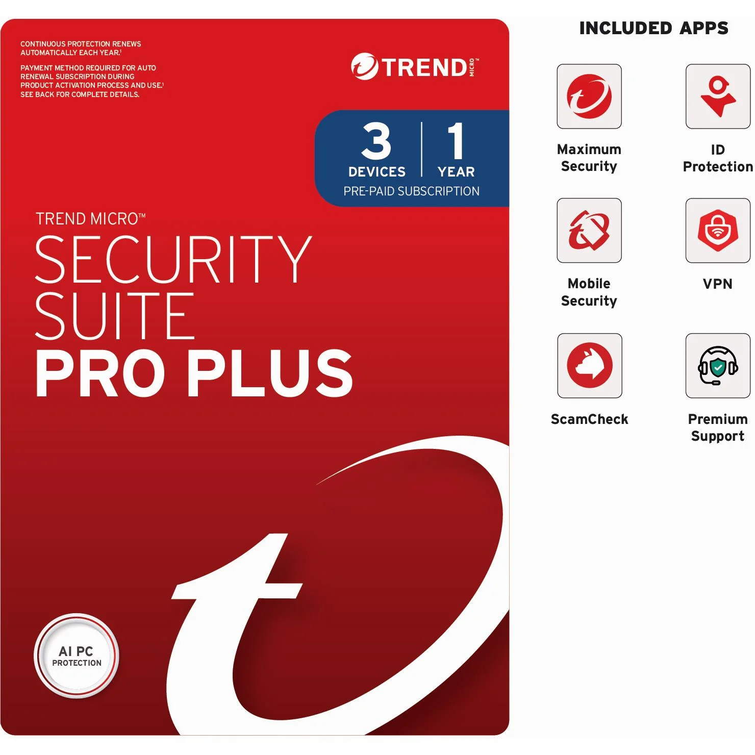 Trend Micro Security Suite Pro Plus (3-Device, 1 Year) [Digital Download] - Image 2