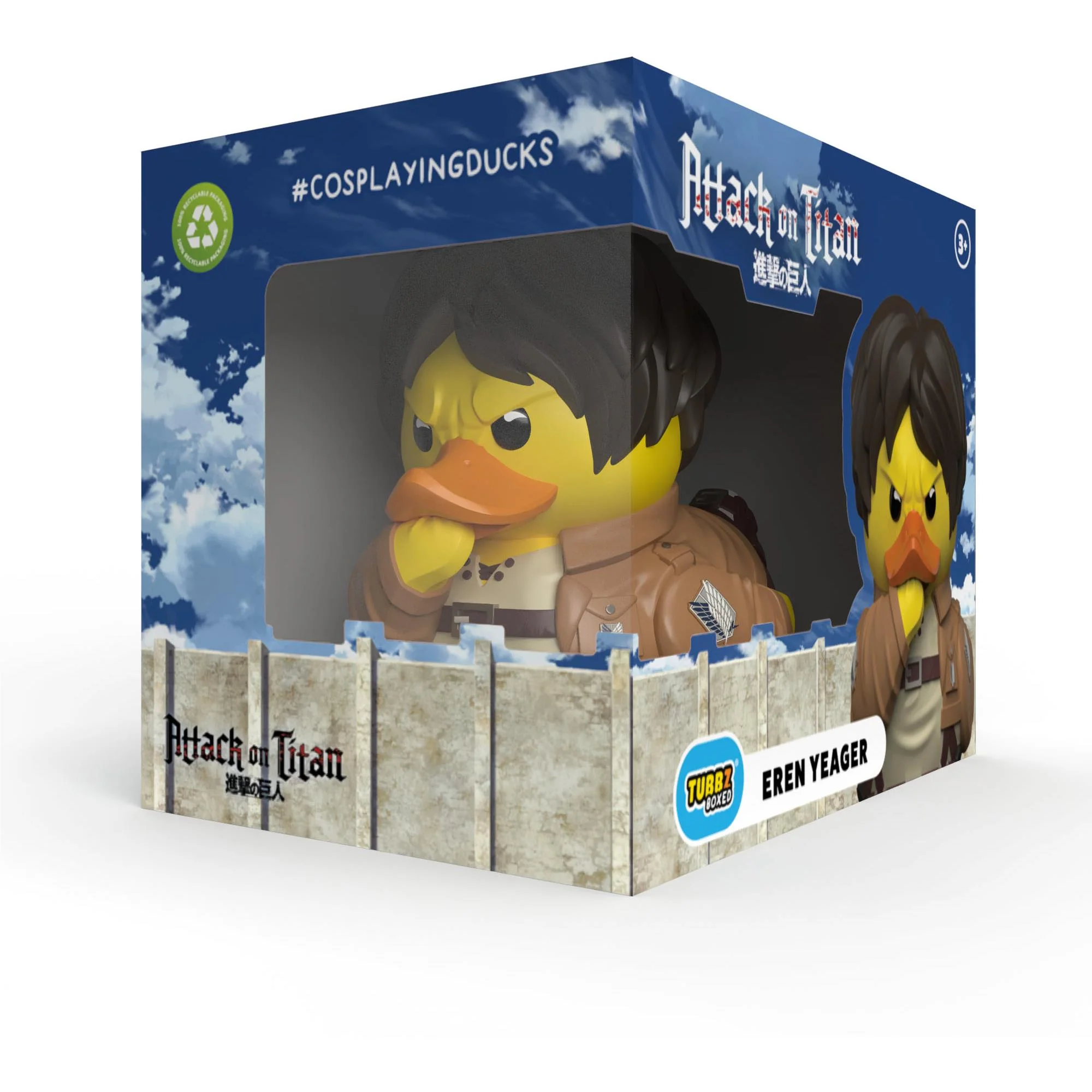 Tubbz Cosplaying Duck Collectible: Boxed (Attack on Titan - Eren Yaeger) - Image 2
