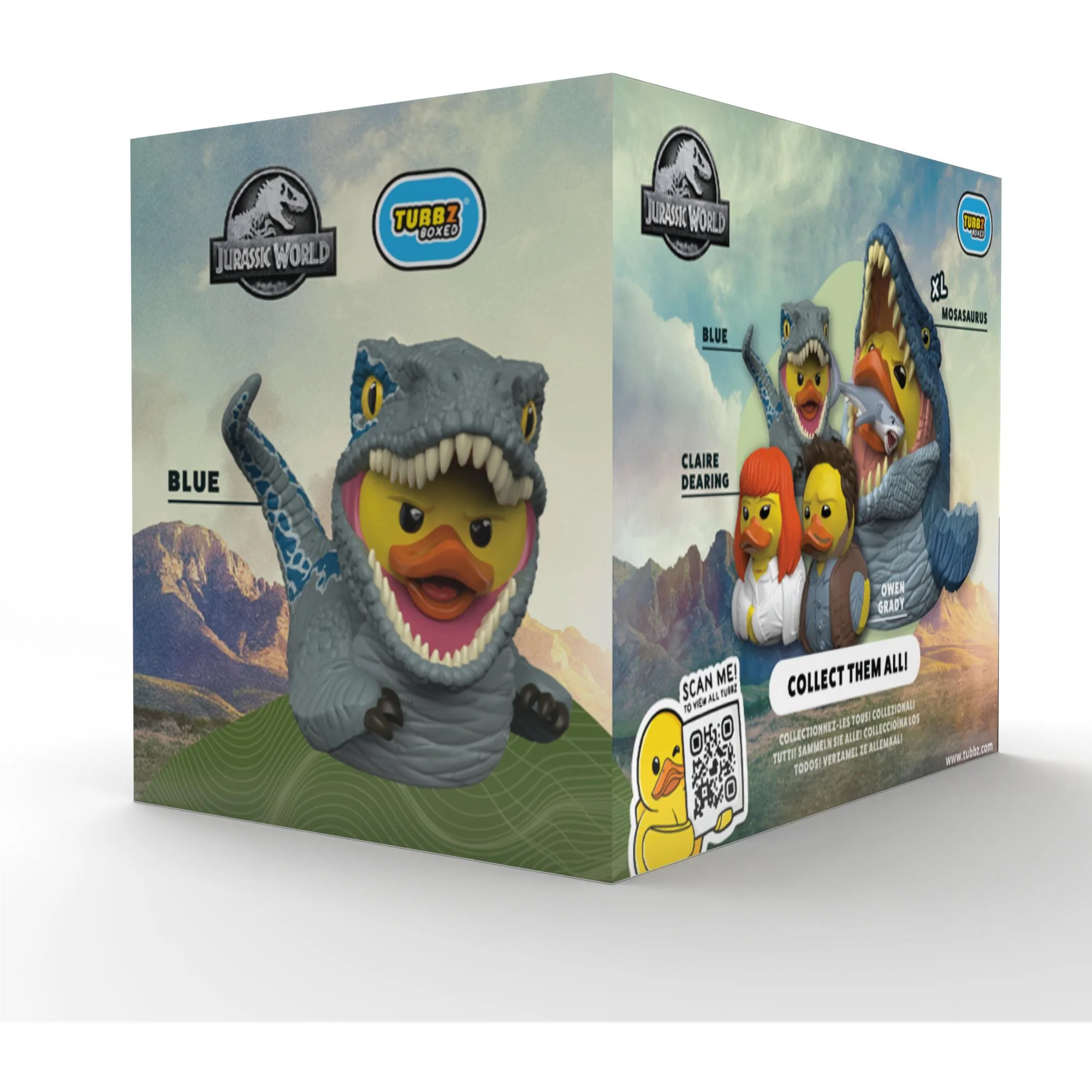 Tubbz Cosplaying Duck Collectible: Boxed (Jurassic Park - Blue) - Image 3