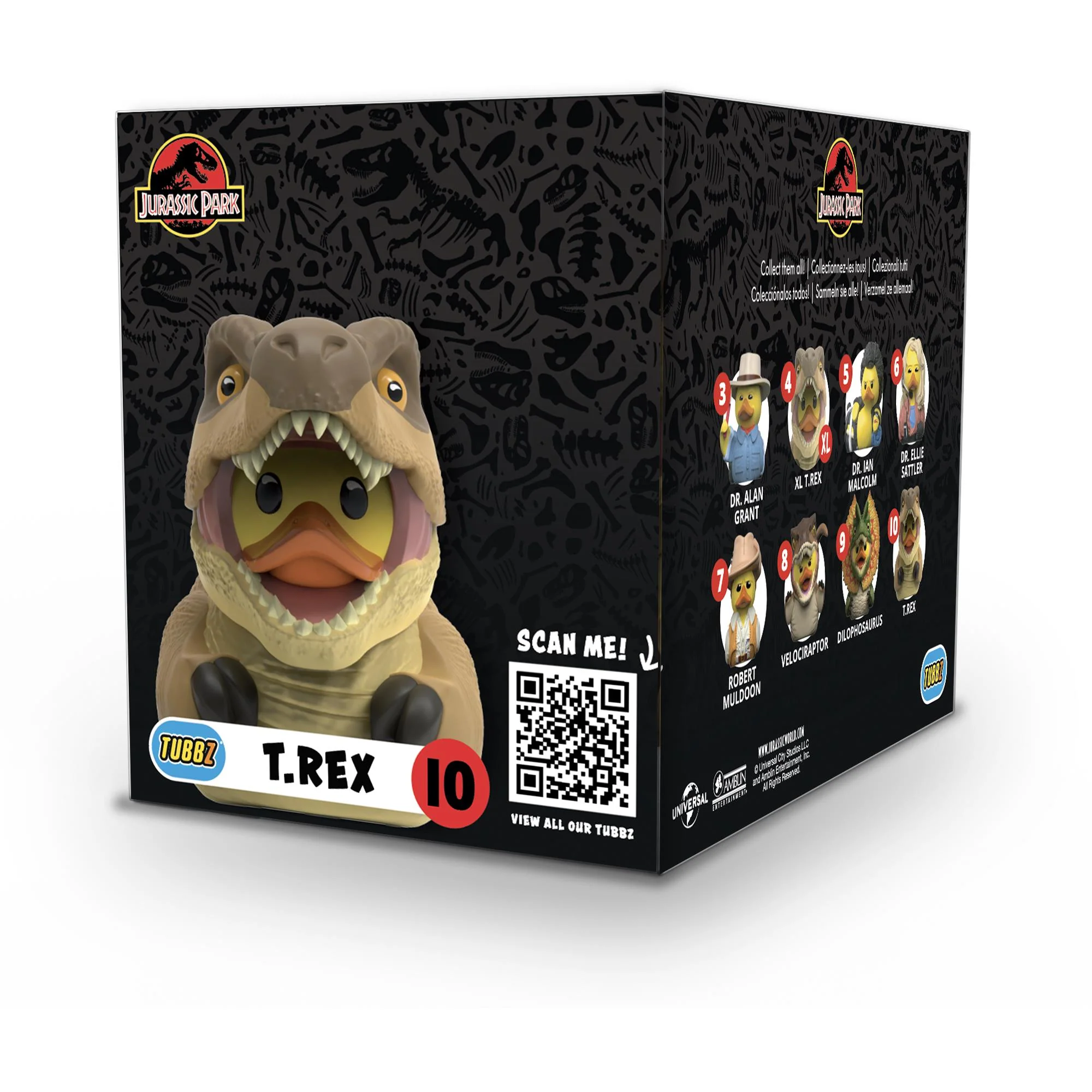 Tubbz Cosplaying Duck Collectible: Boxed (Jurassic Park - T-Rex) - Image 2