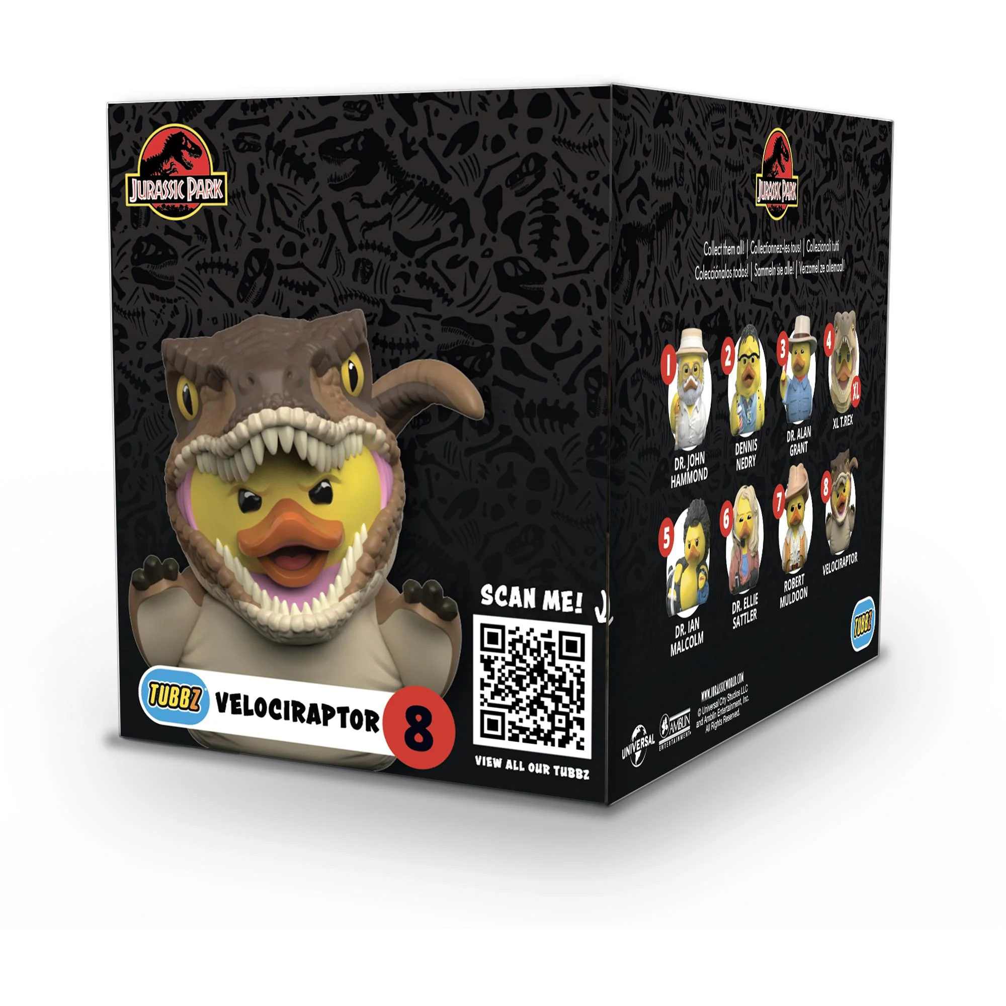 Tubbz Cosplaying Duck Collectible: Boxed (Jurassic Park - Velociraptor) - Image 2