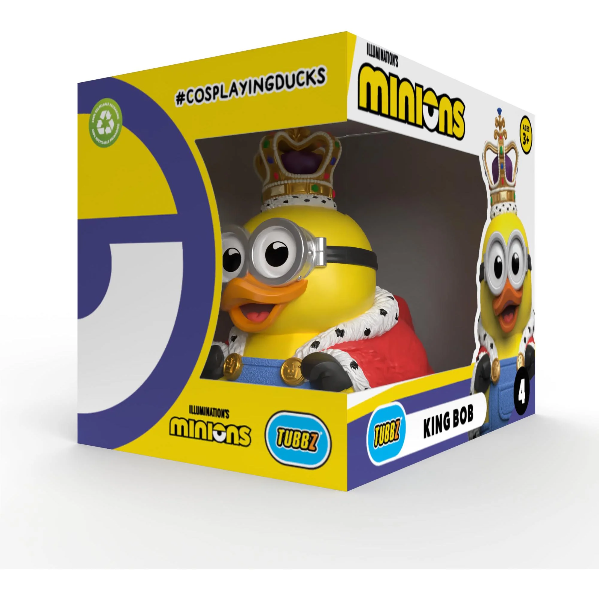 Tubbz Cosplaying Duck Collectible: Boxed (Minions - King Bob) - Image 7