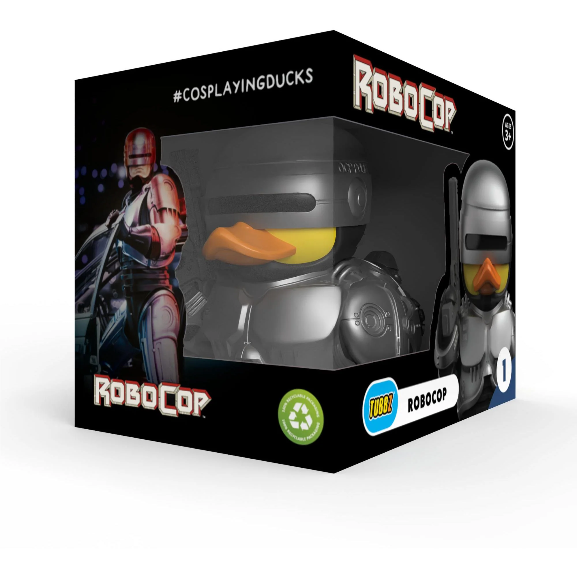 Tubbz Cosplaying Duck Collectible: Boxed (Robocop) - Image 2