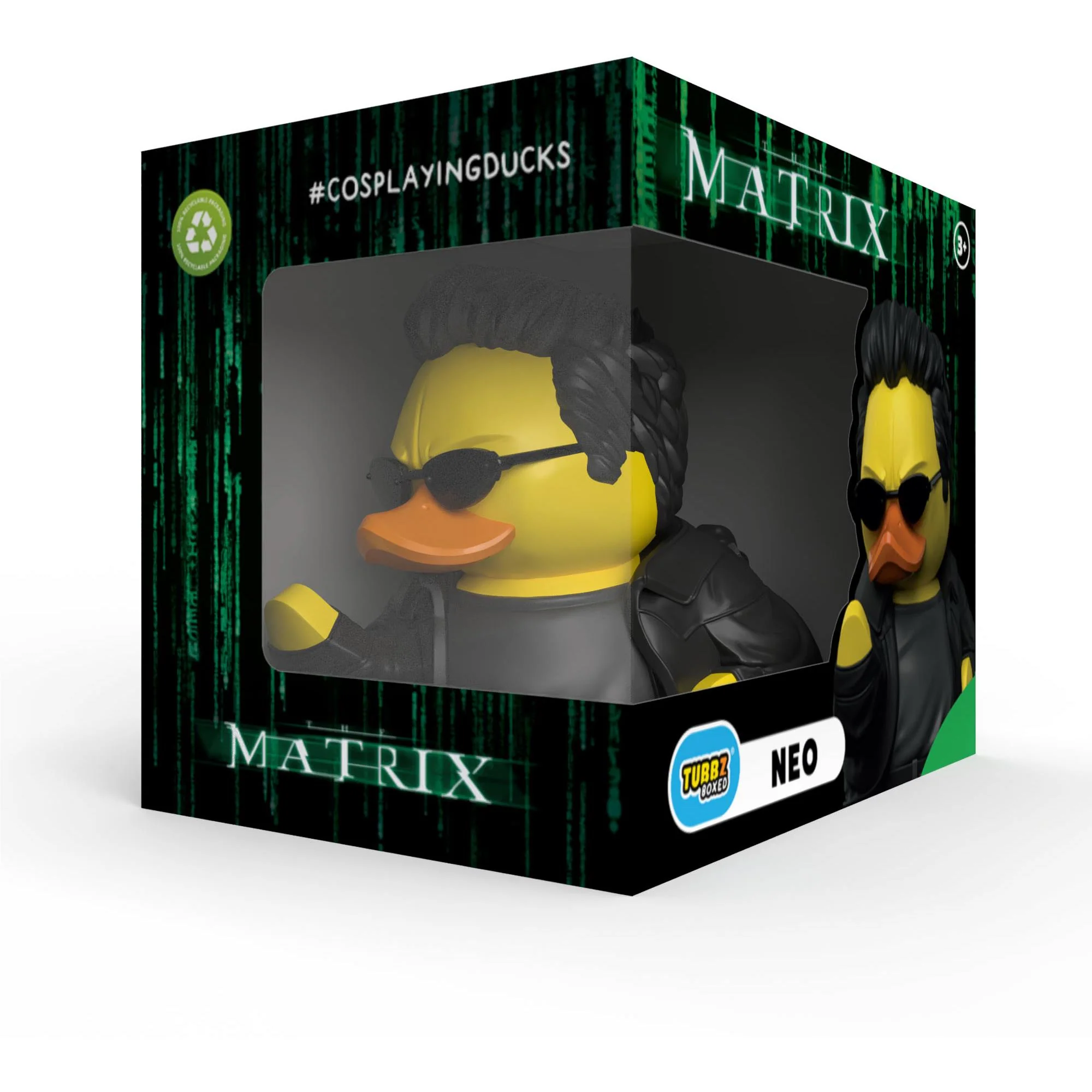 Tubbz Cosplaying Duck Collectible: Boxed (The Matrix - Neo) - Image 2