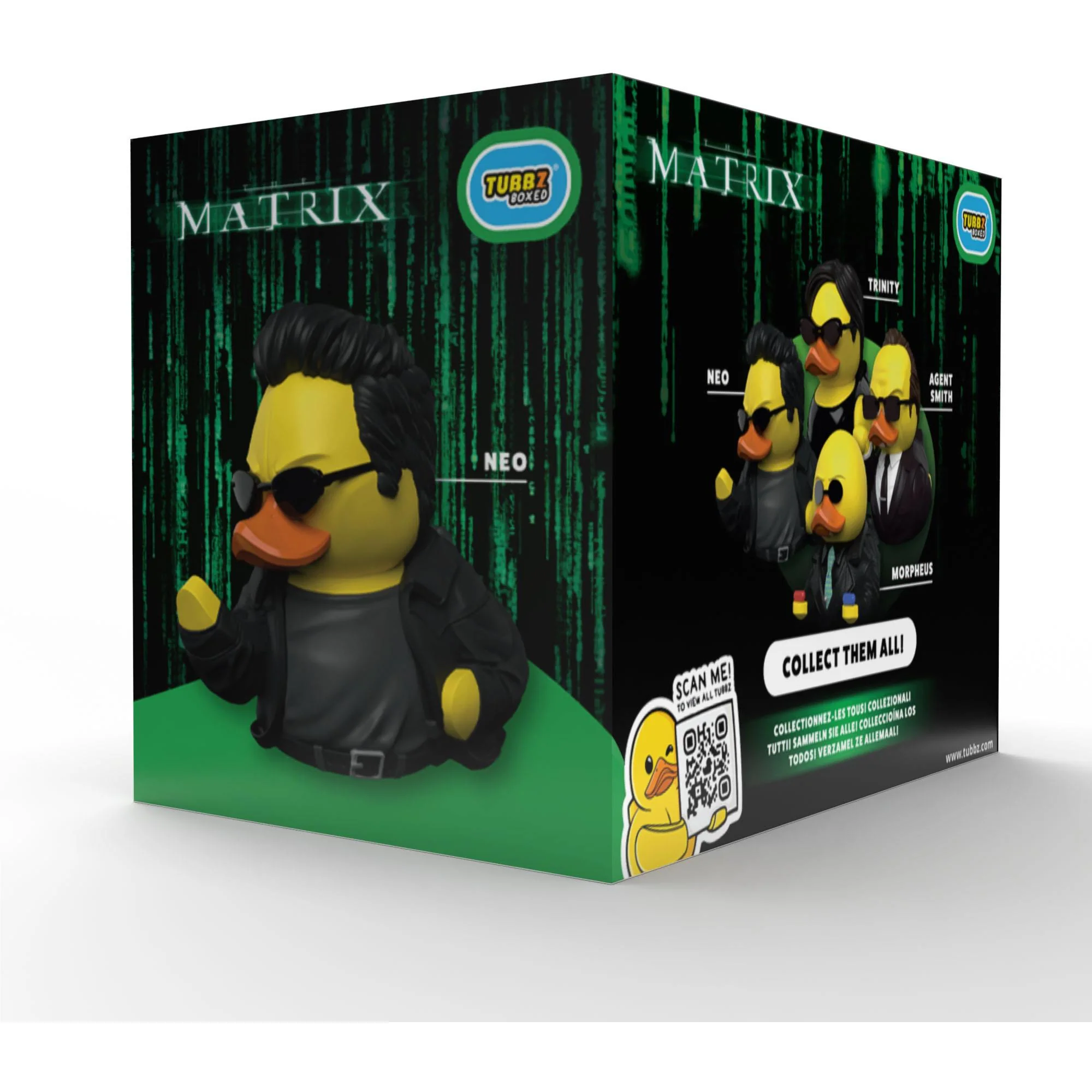 Tubbz Cosplaying Duck Collectible: Boxed (The Matrix - Neo) - Image 3