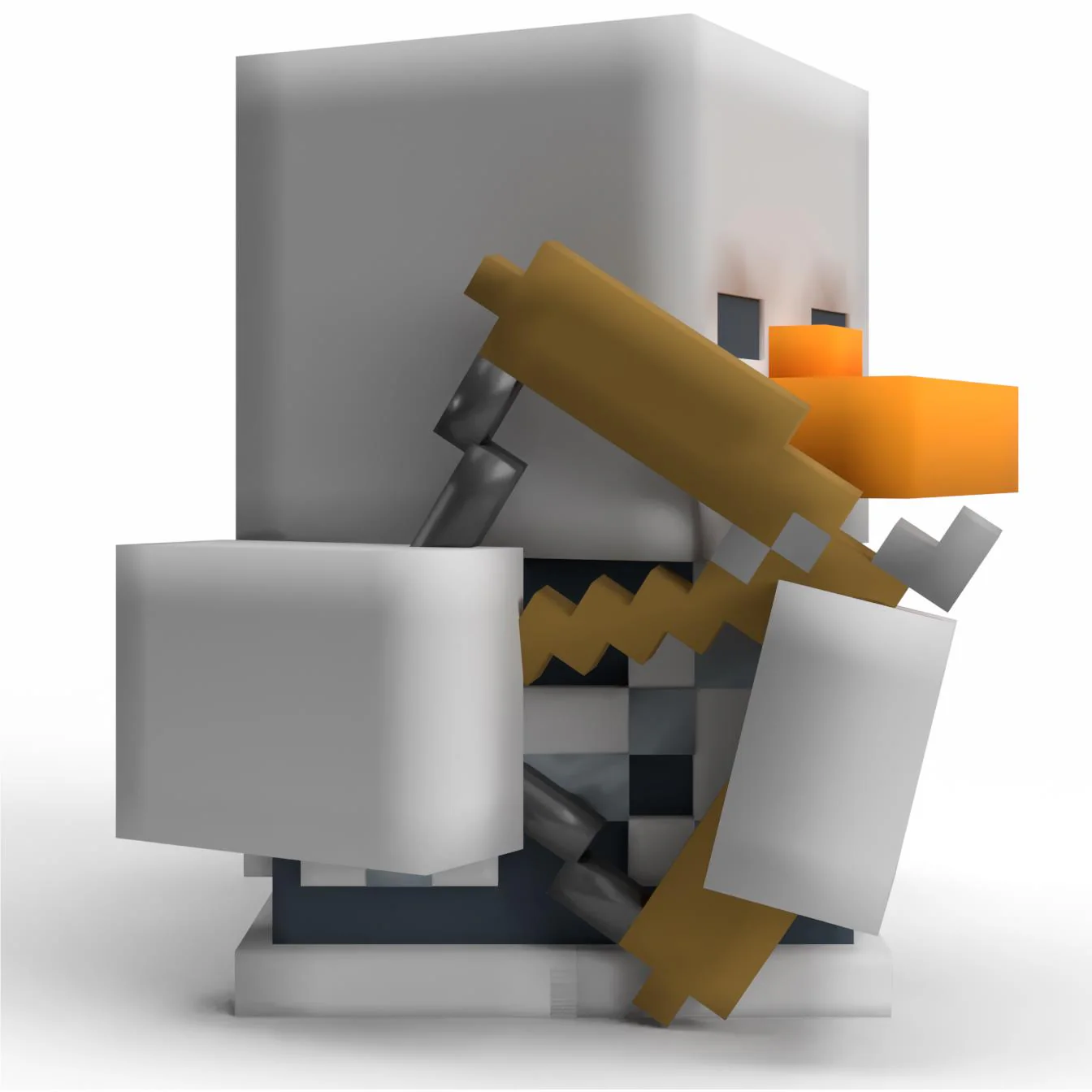Tubbz Cosplaying Duck Collectible (Minecraft - Skeleton) - Image 3
