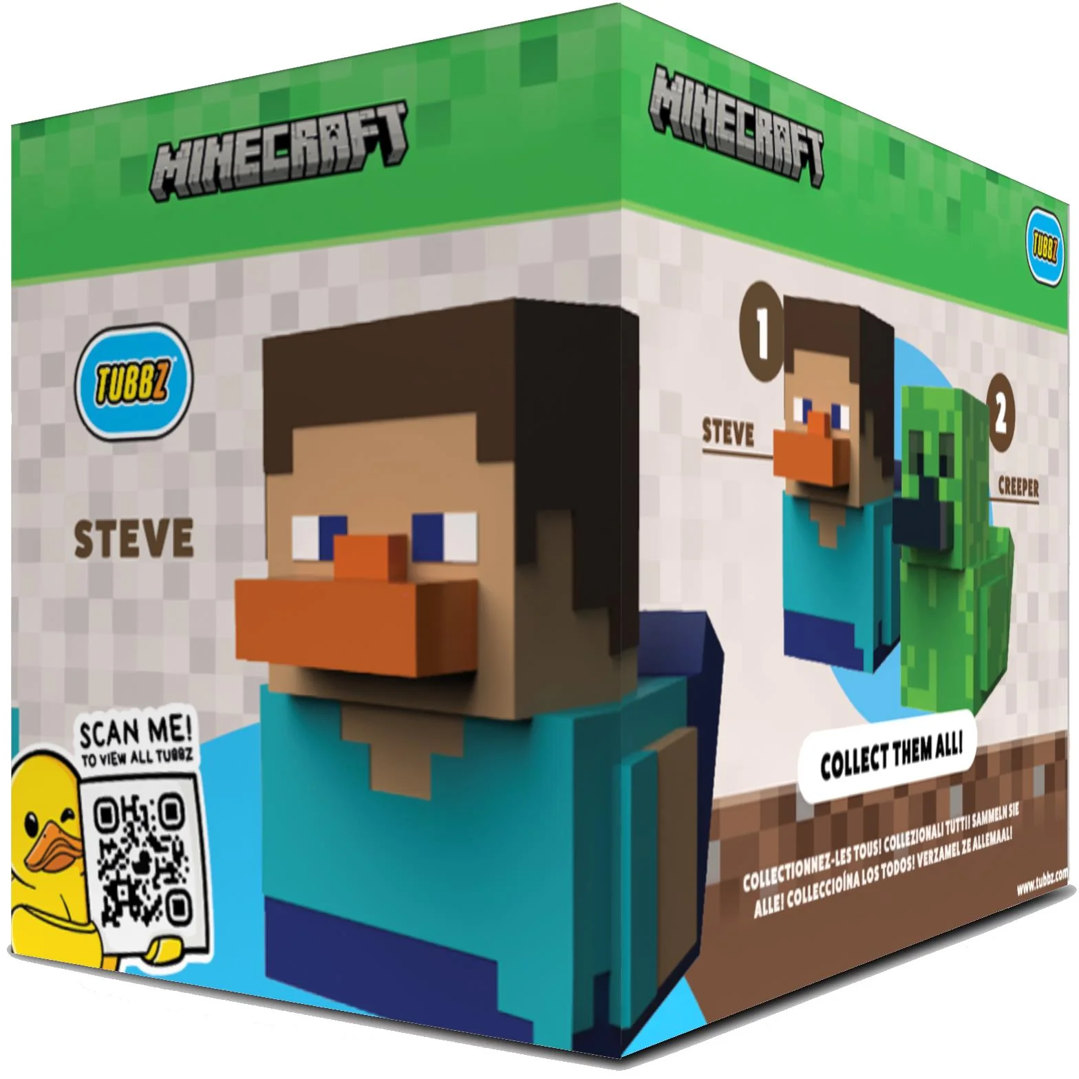 Tubbz Cosplaying Duck Collectible (Minecraft - Steve) - Image 2