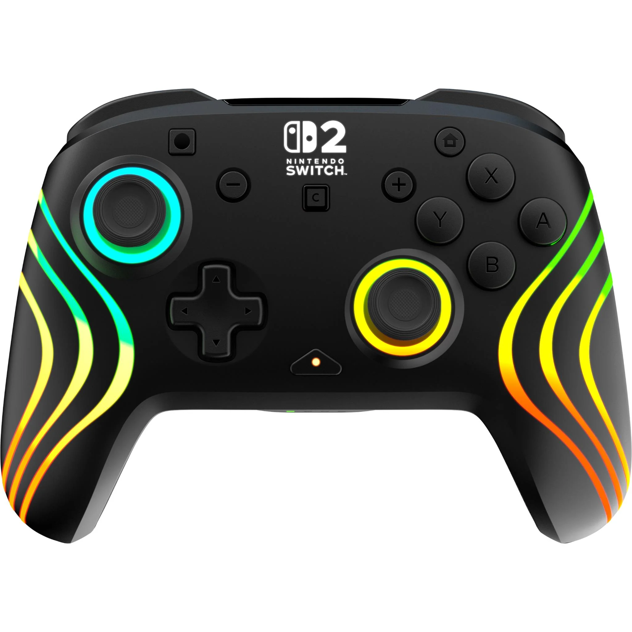 Turtle Beach Afterglow Wired Gaming Controller for Nintendo Switch 2 (Wave - Black)