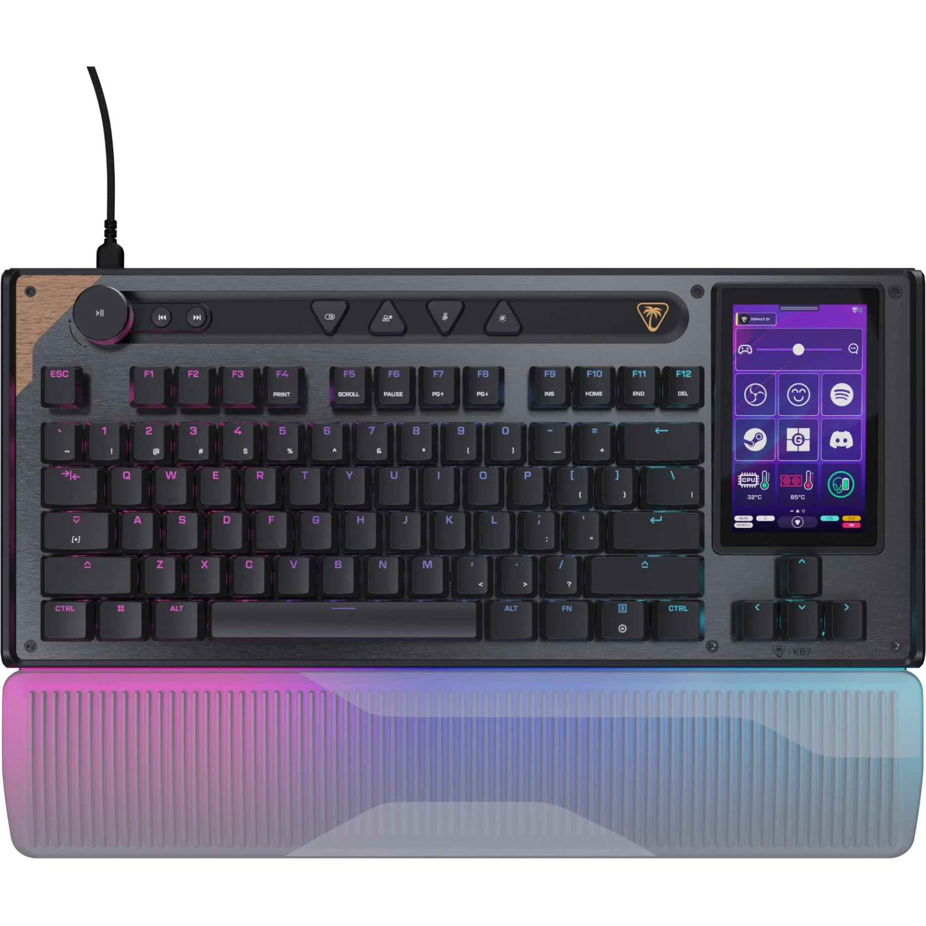 Turtle Beach Command Series KB7 TKL Wired Keyboard
