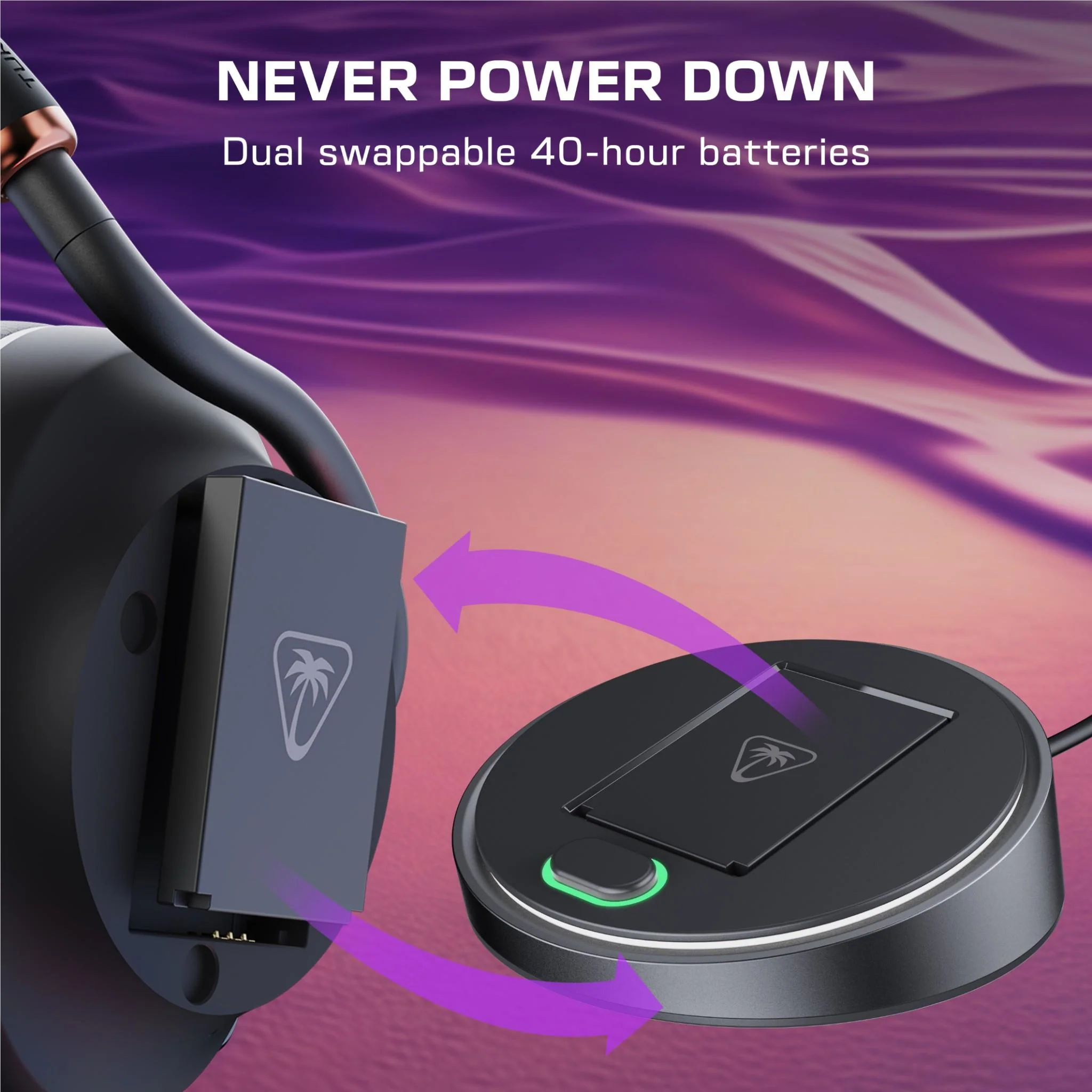 Turtle Beach Stealth Pro II Wireless Headset for PC (Black) - Image 9