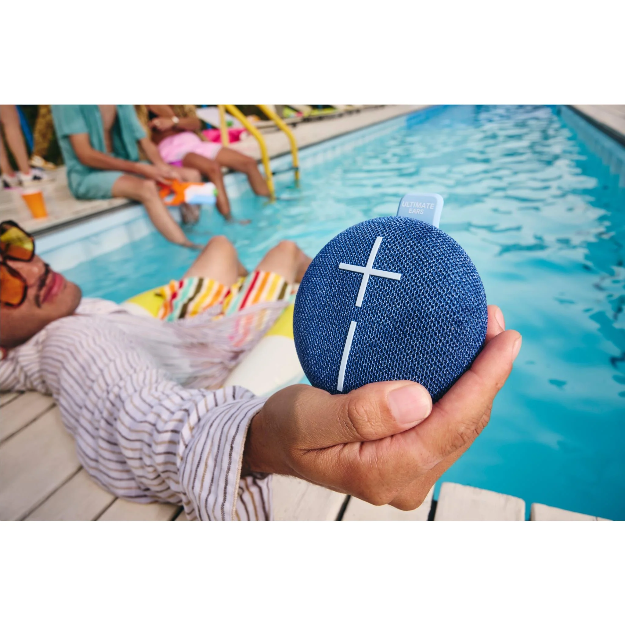 Ultimate Ears MINIROLL Portable Bluetooth Speaker (Blue) - Image 7
