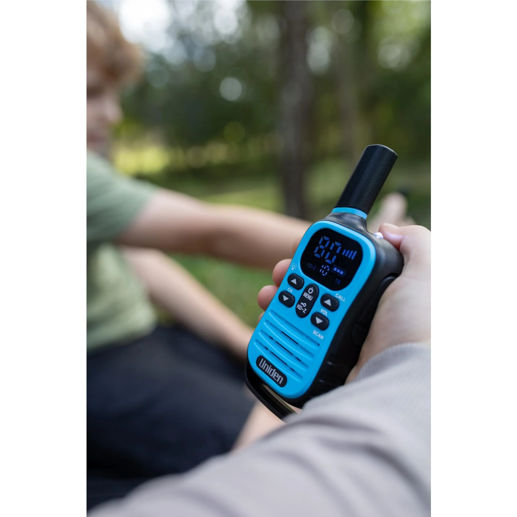 Uniden UH45 Max 0.5W UHF Handheld Radio with Kid-Zone Plus (Blue/Green/Yellow/Pink) [4 Pack] - Image 10