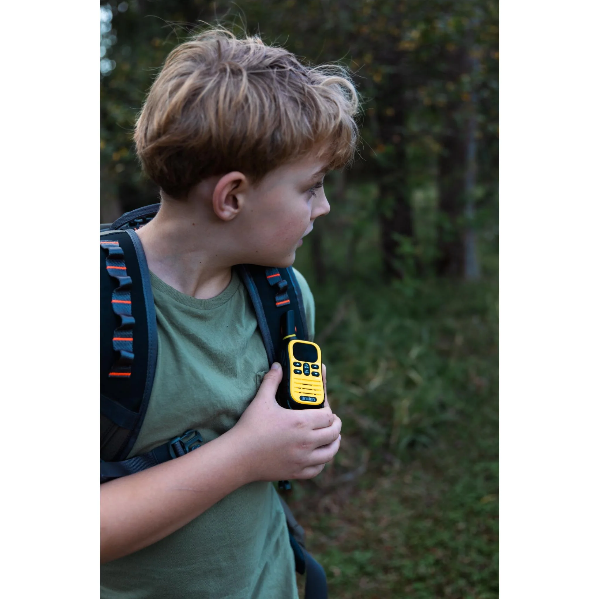 Uniden UH45 Max 0.5W UHF Handheld Radio with Kid-Zone Plus (Blue/Green/Yellow/Pink) [4 Pack] - Image 7