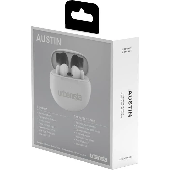 Urbanista Austin True Wireless In-Ear Headphones (White) - Image 8