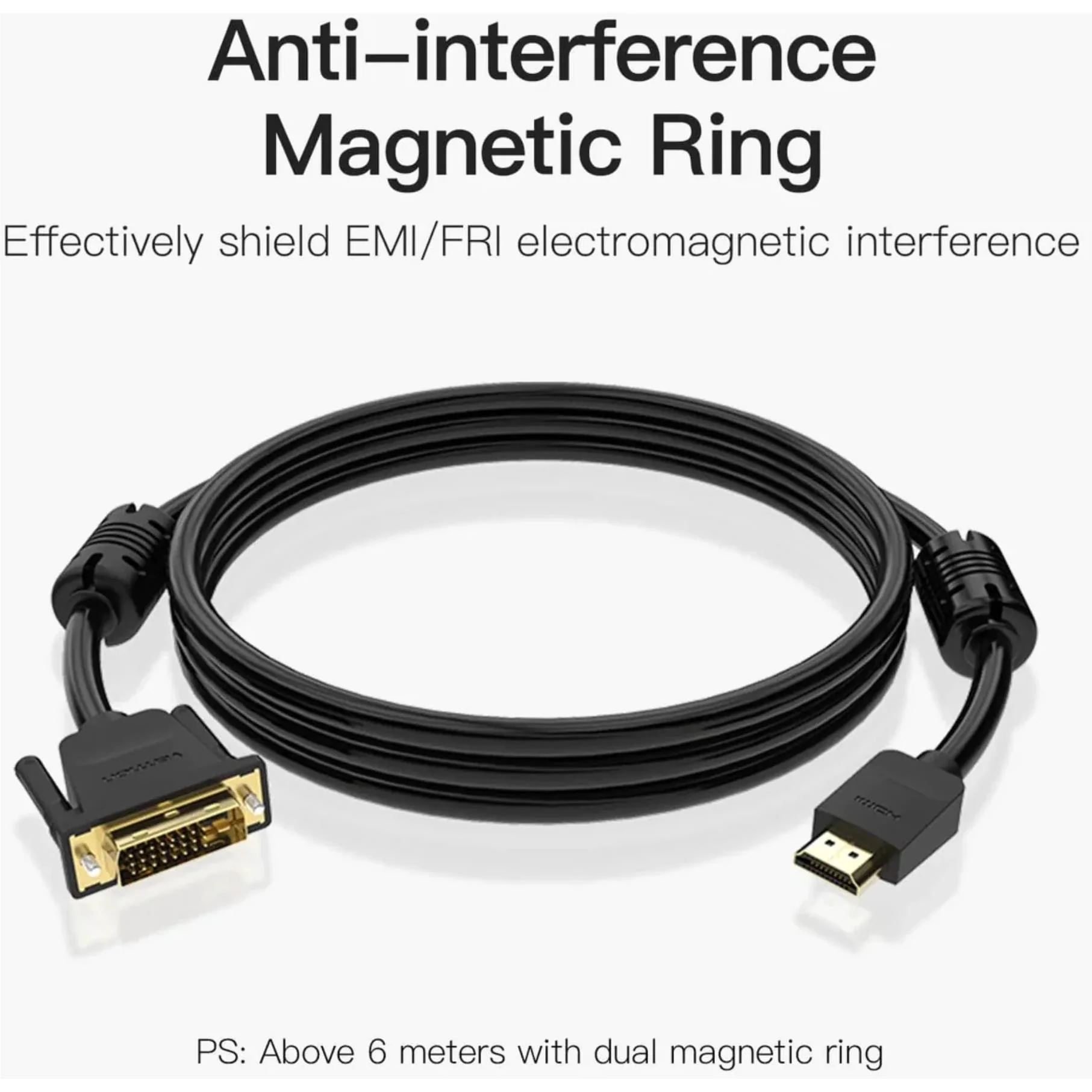 Vention HDMI to DVI Cable (2m) - Image 4