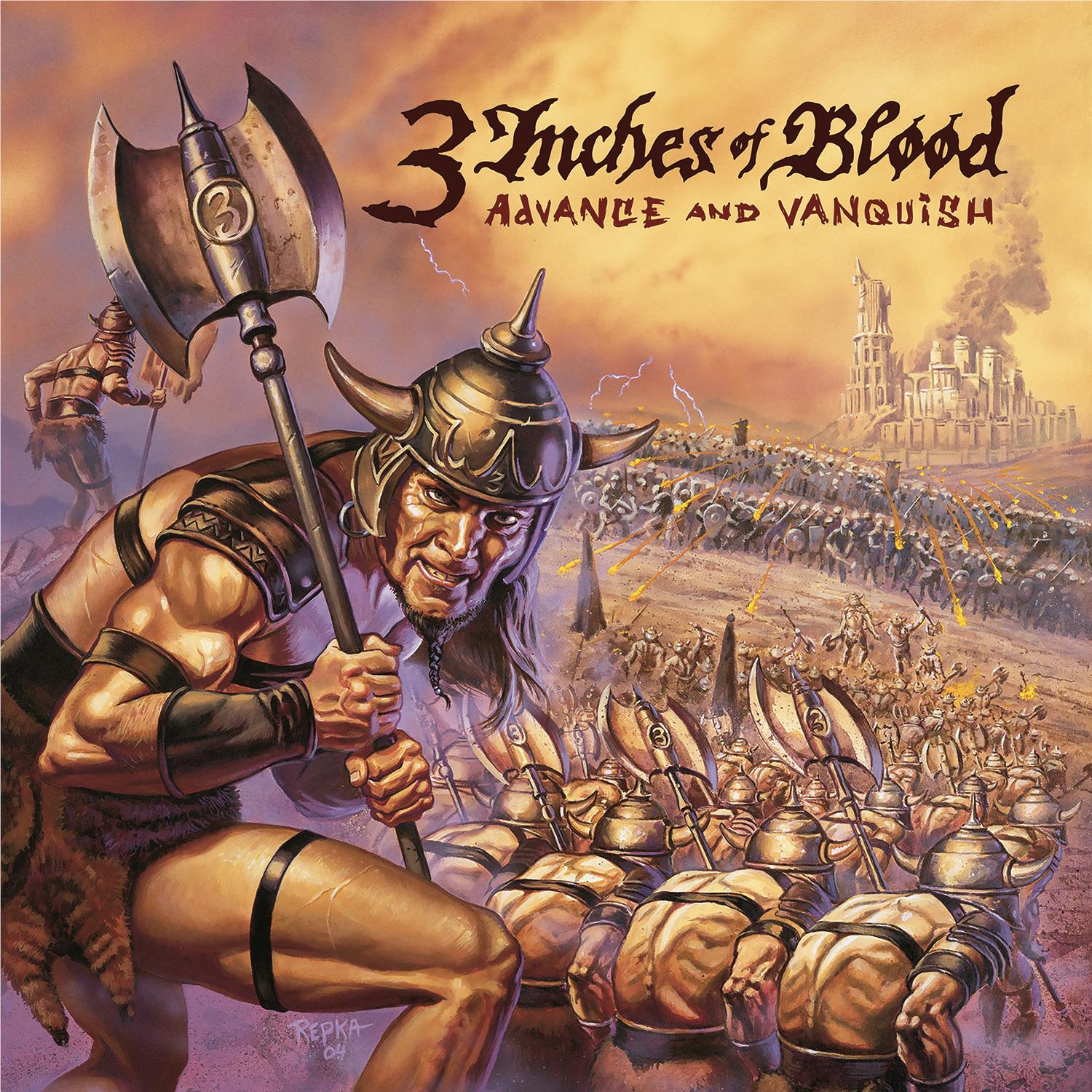 Advance and Vanquish (Orange & Black “Ashen Dawn” Vinyl) - Image 2