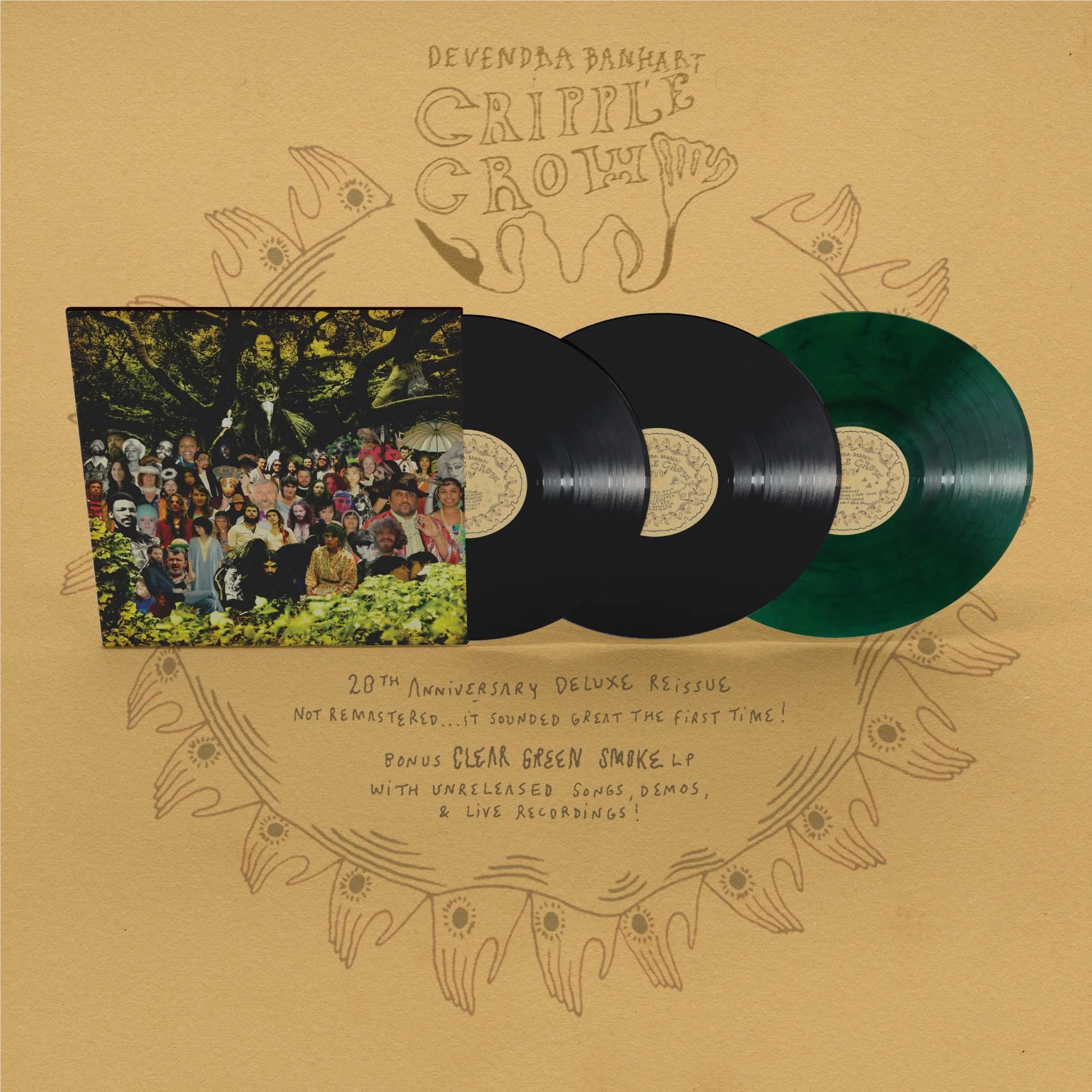 Cripple Crow (20th Anniversary Deluxe Clear Green Smoke Reissue Vinyl) - Image 2