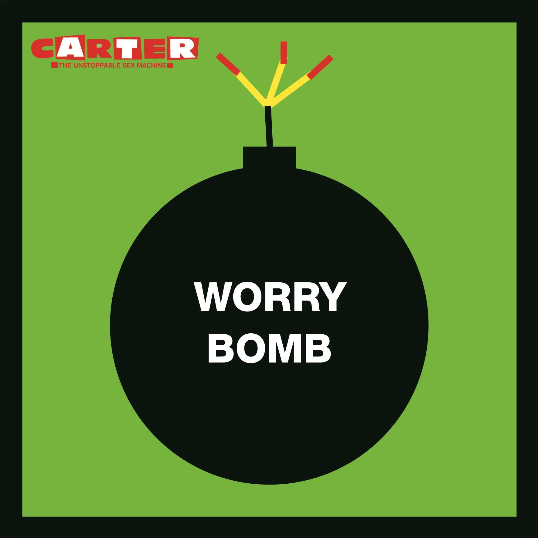 Worry Bomb (2025 Remaster) (Translucent Green & Black Coloured Vinyl) - Image 2