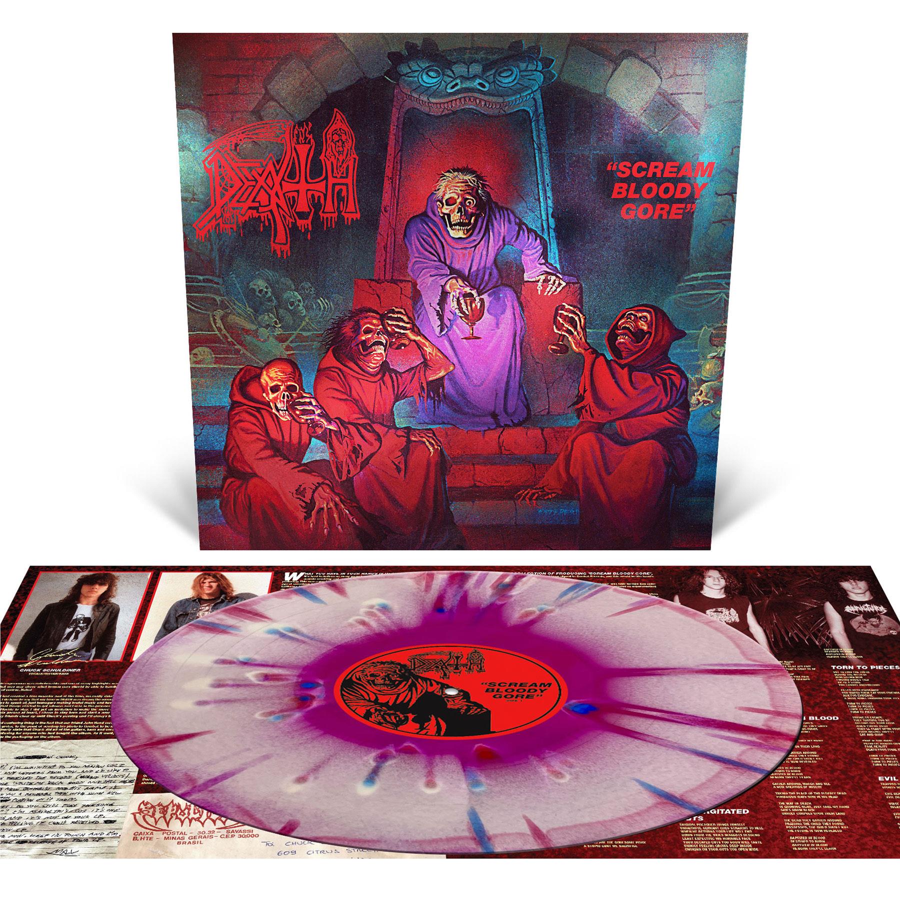 Scream Bloody Gore (Violet / White / Red Merge With Splatter Vinyl) - Image 2