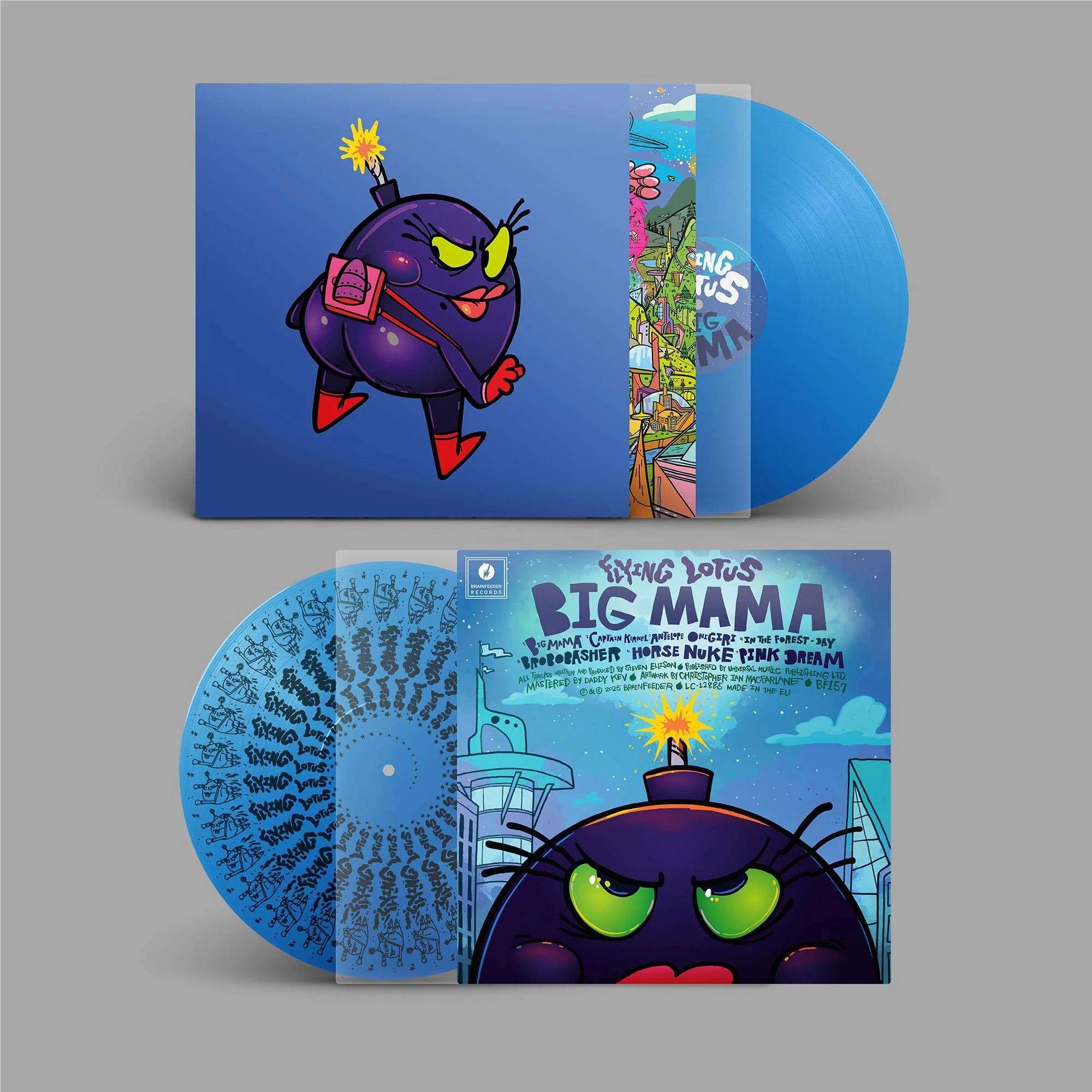 BIG MAMA (EP) (Limited Blue 12in Zoetrope Vinyl) - Image 2