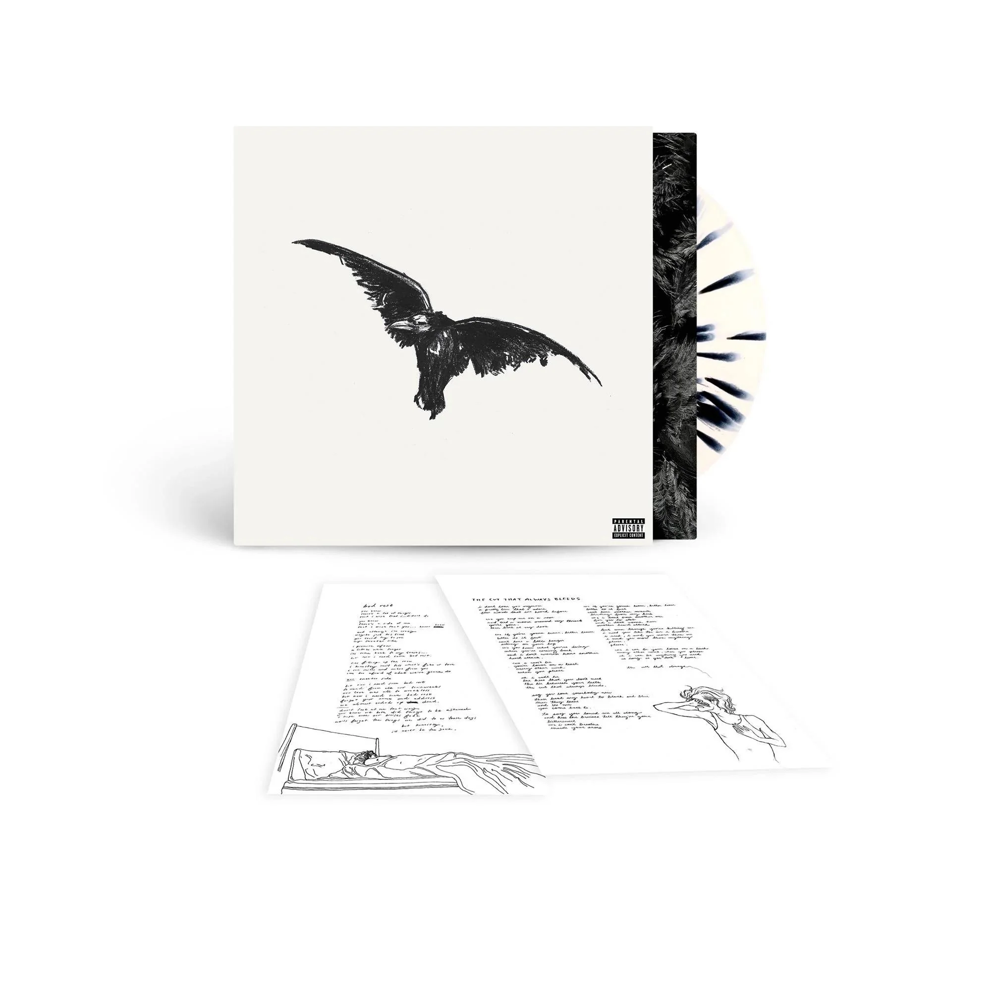 Kid Krow, Decomposed (5 Year Anniversary Edition) (White & Black splatter Vinyl)