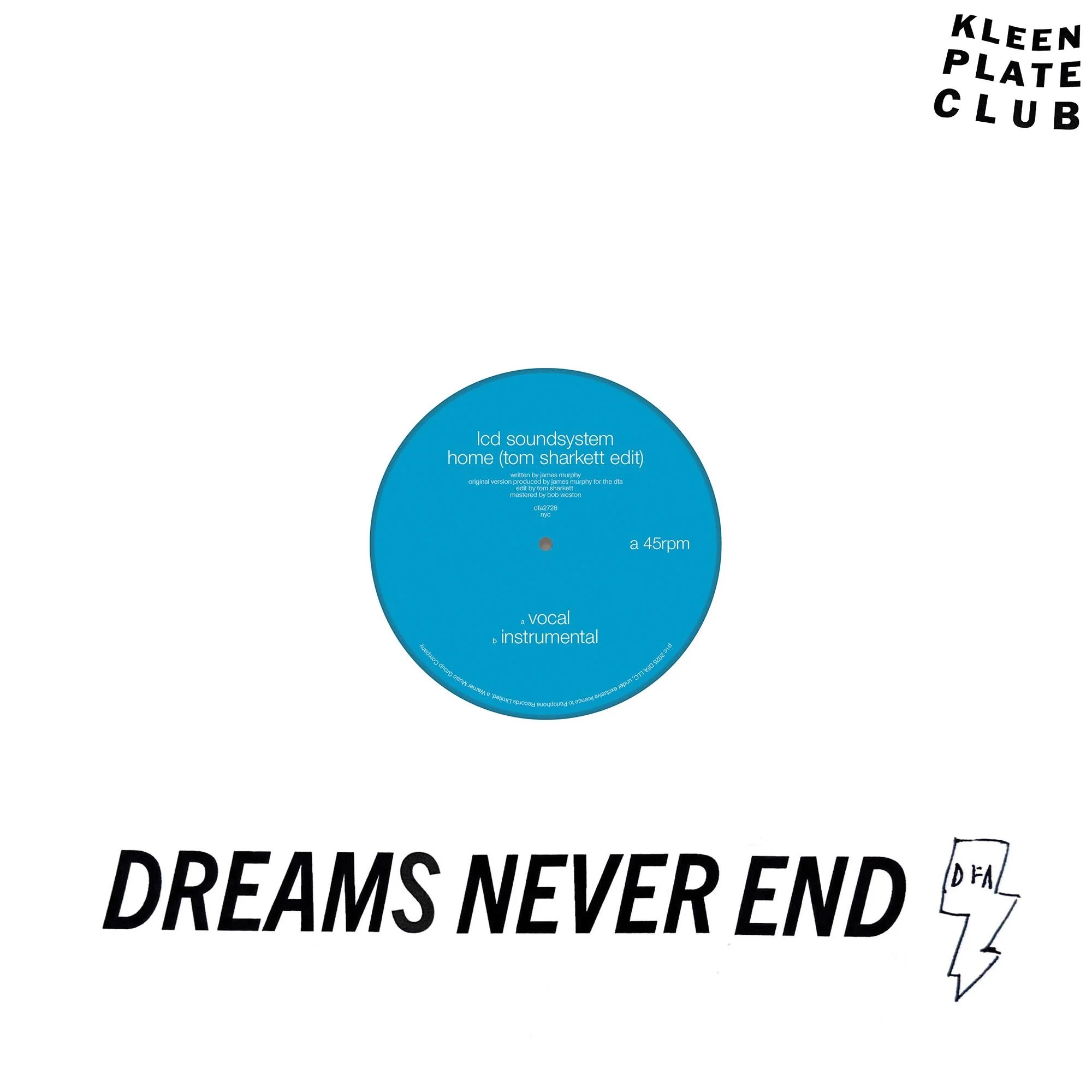 Home (Tom Sharkett Edit) (12 Inch Single Vinyl) - Image 2