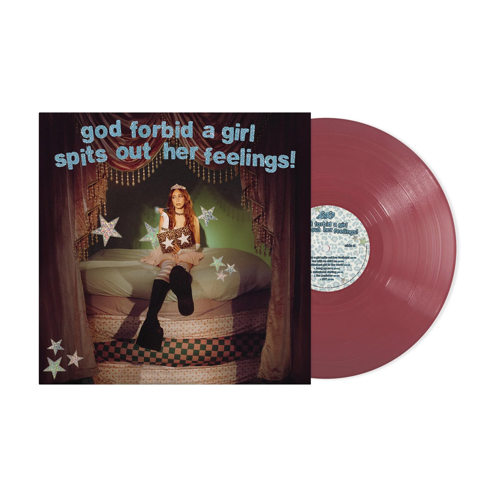 god forbid a girl spits out her feelings! (Opaque Fruit Punch Vinyl)