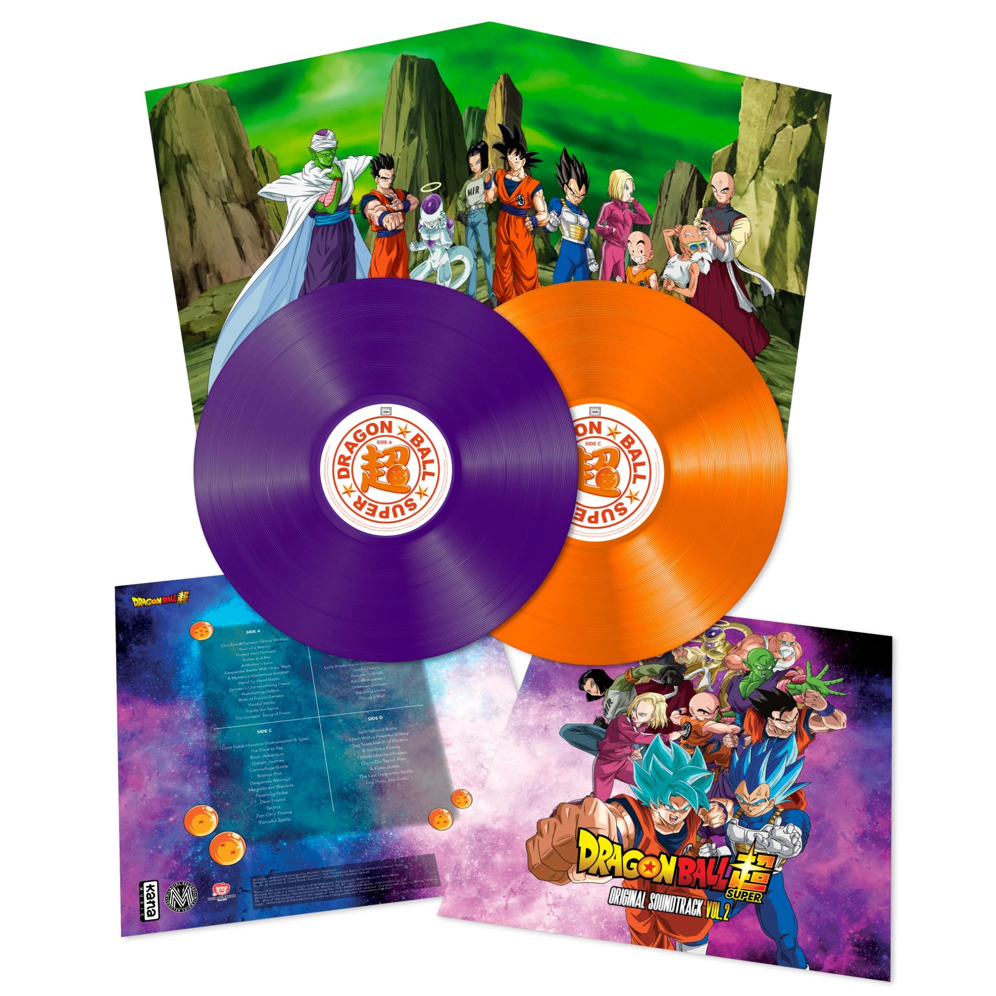 Dragon Ball Super: Original Soundtrack Vol. 2 (Purple & Orange Coloured Vinyl)